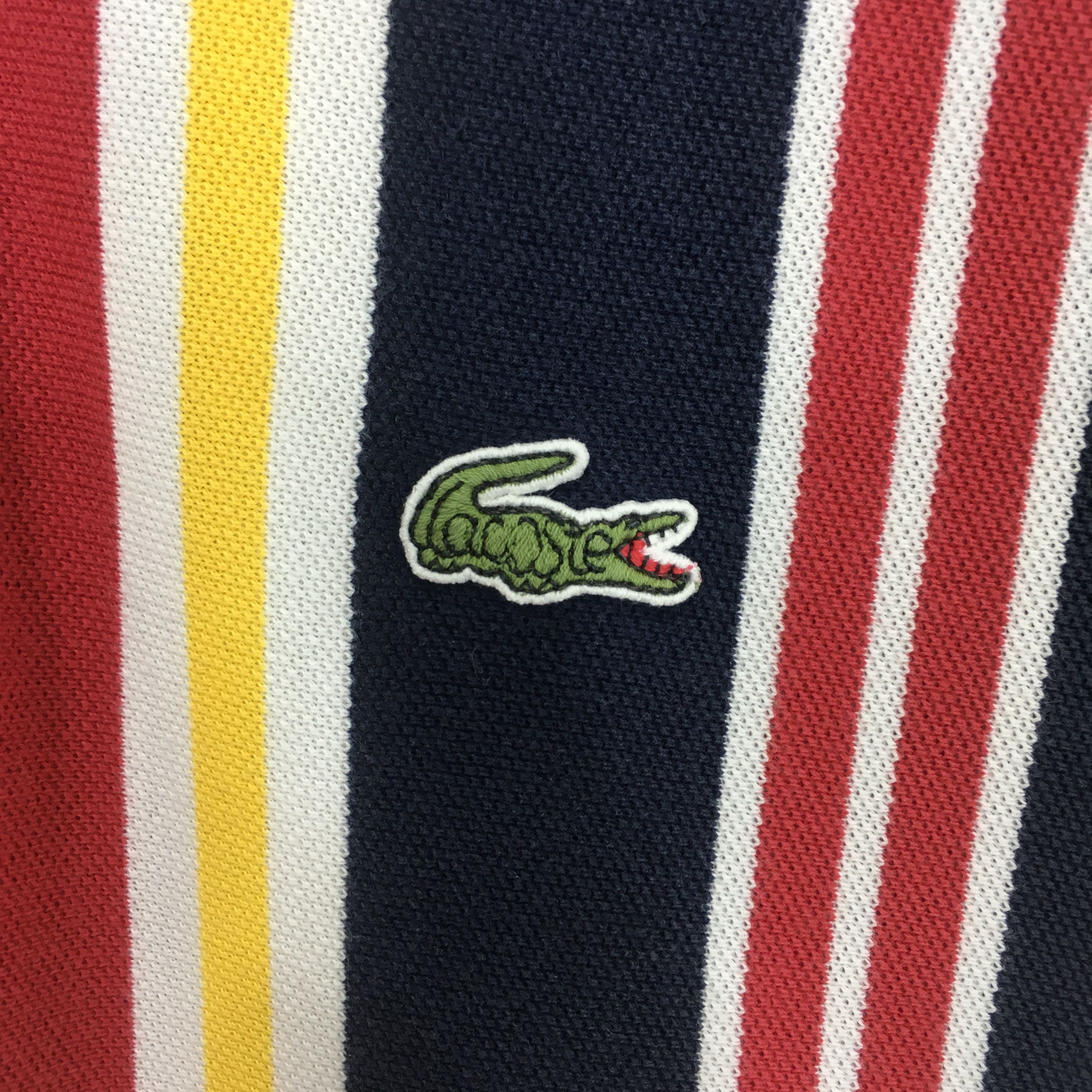 Lacoste Lacoste Polo Shirt Multicolor Stripes Size US M / EU 48-50 / 2 - 4 Thumbnail