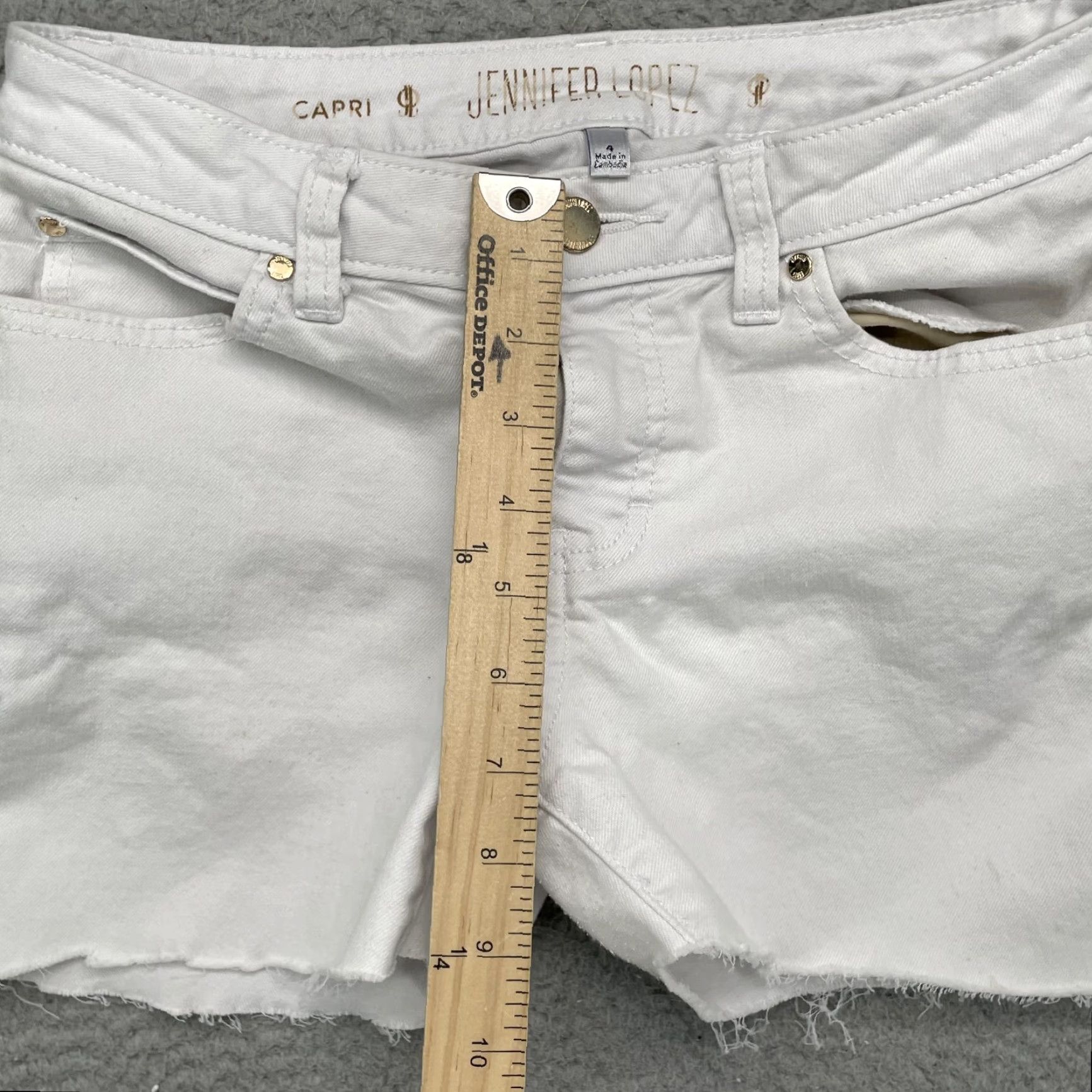 Jessica Simpson Jessica Simpson Jeans Short Women's 28 Raw Y2K Rodeo Daisy Dukes 90s Chic Vintage? Size 28" / US 6 / IT 42 - 4 Thumbnail