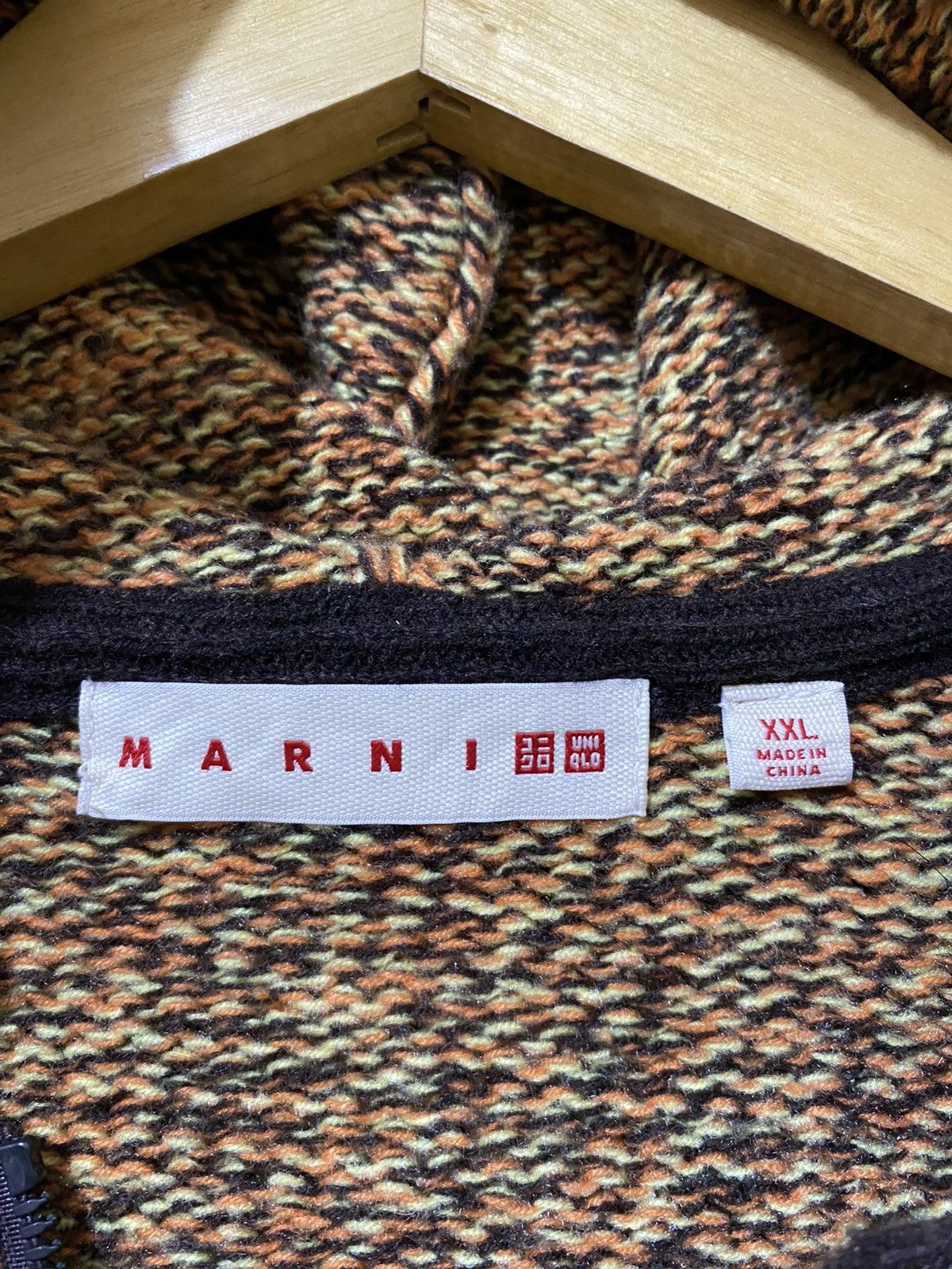 Marni Marni x Uniqlo Knit Zip Hoodie Size US XXL / EU 58 / 5 - 8 Thumbnail
