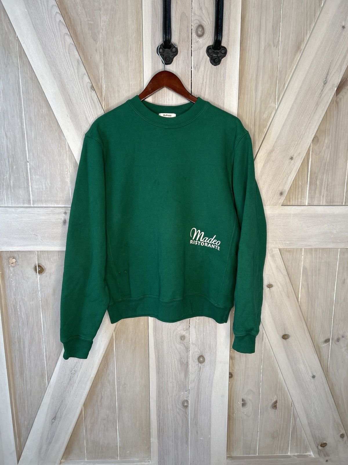 Vintage Vintage Green Crewneck Size US M / EU 48-50 / 2 - 1 Thumbnail