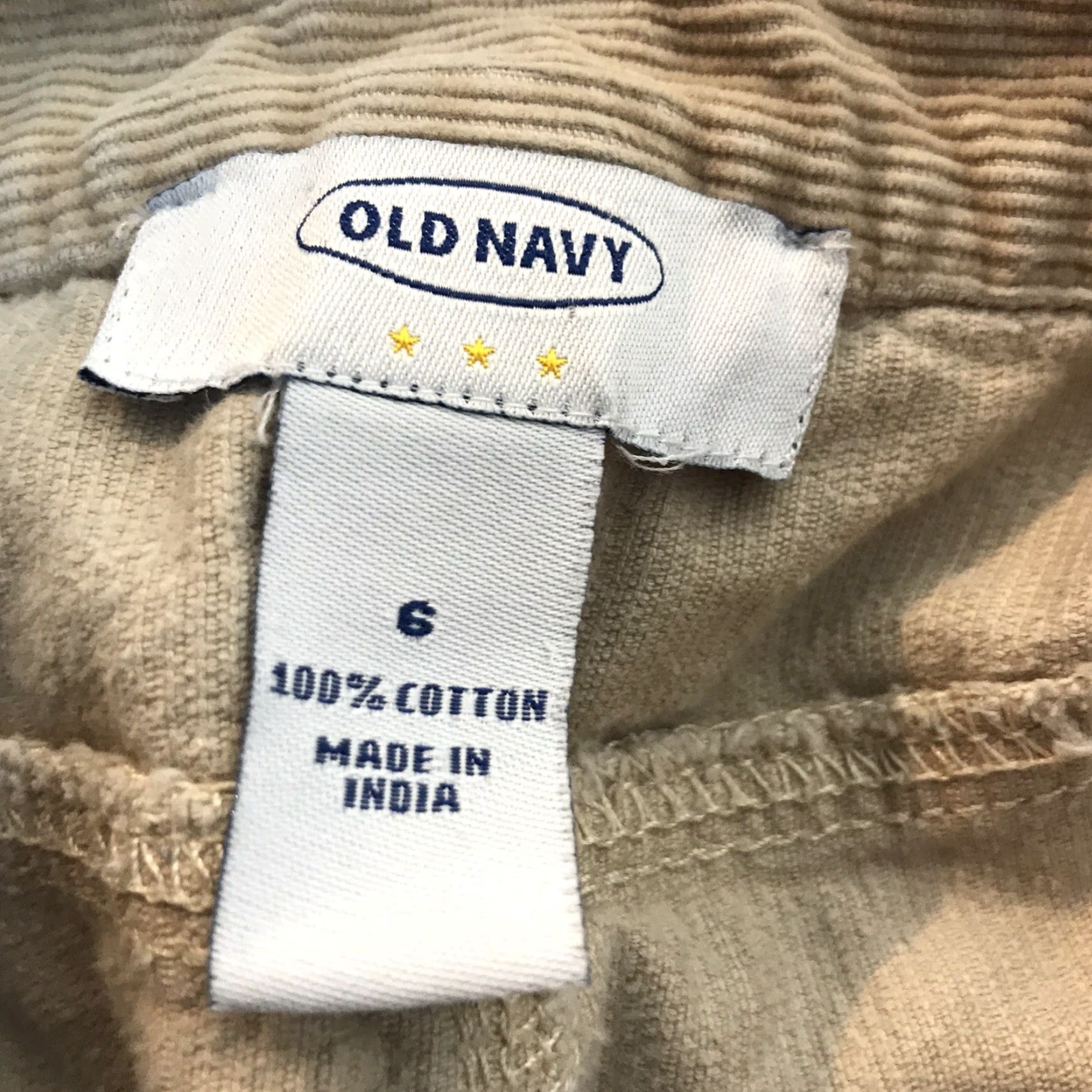 Old Navy Old Navy Women's Corduroy Mini Skirt Size 6 Beige 90s Style Casual Summer Size 28" / US 6 / IT 42 - 4 Thumbnail