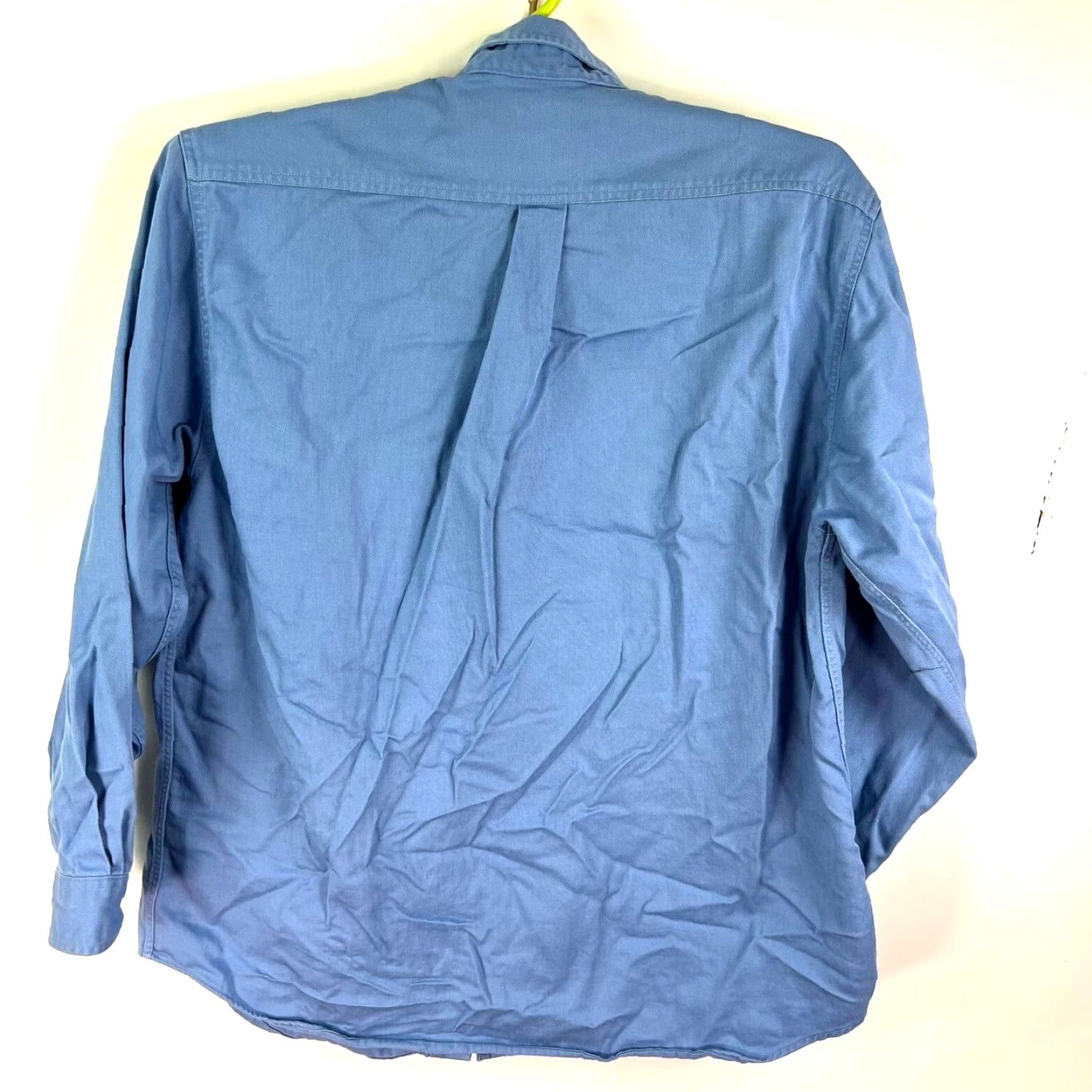 Carhartt Carhartt Button-Up Shirt Fr City Utilities XL Blue Cotton Twill Long Sleeve Fire-Resistant Workwear Size US XL / EU 56 / 4 - 6 Thumbnail