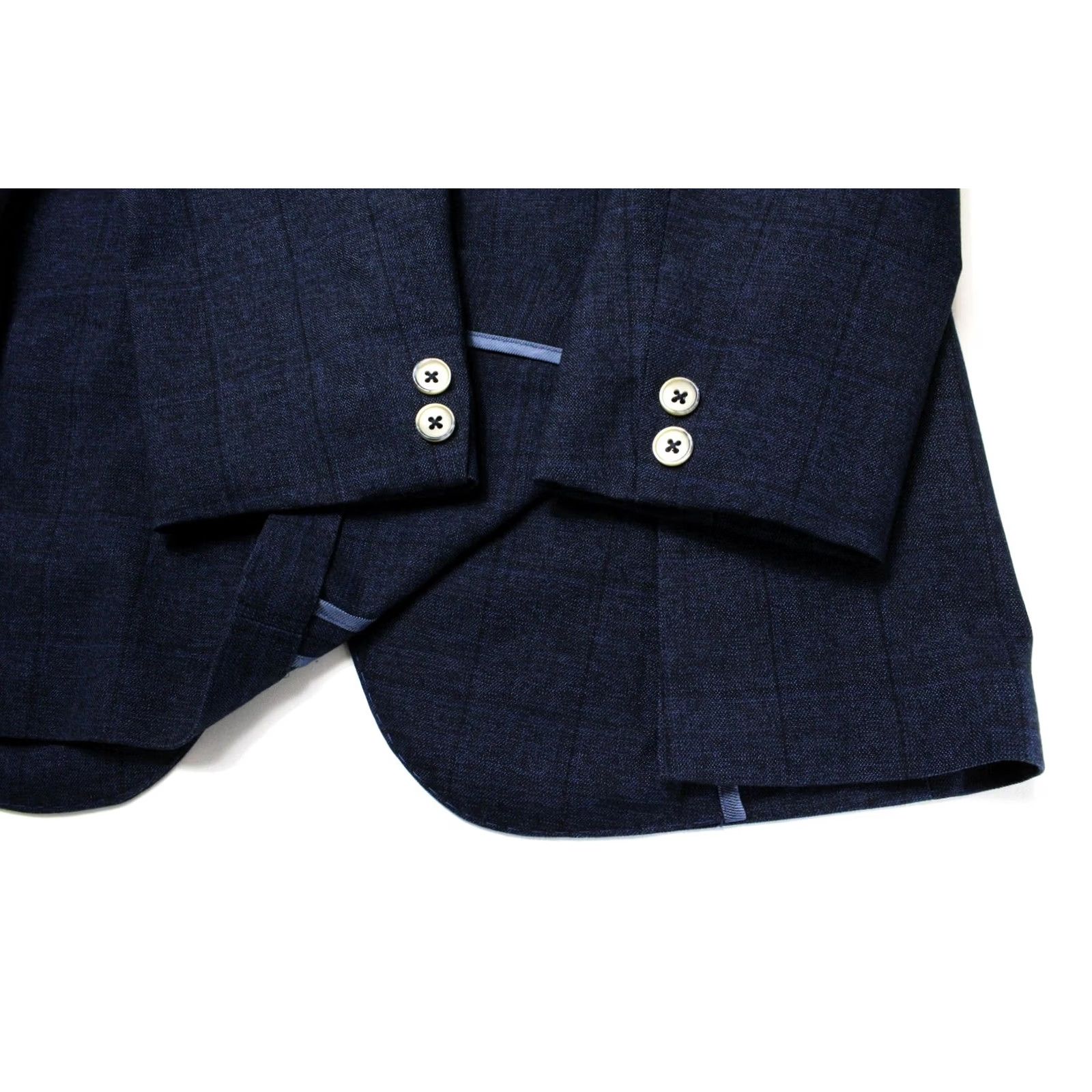 Vintage Mcneal Mike Blazer Men UK 38R Single-Breasted Plaid Half Lined Notch Button Jacket Size 38R - 5 Thumbnail