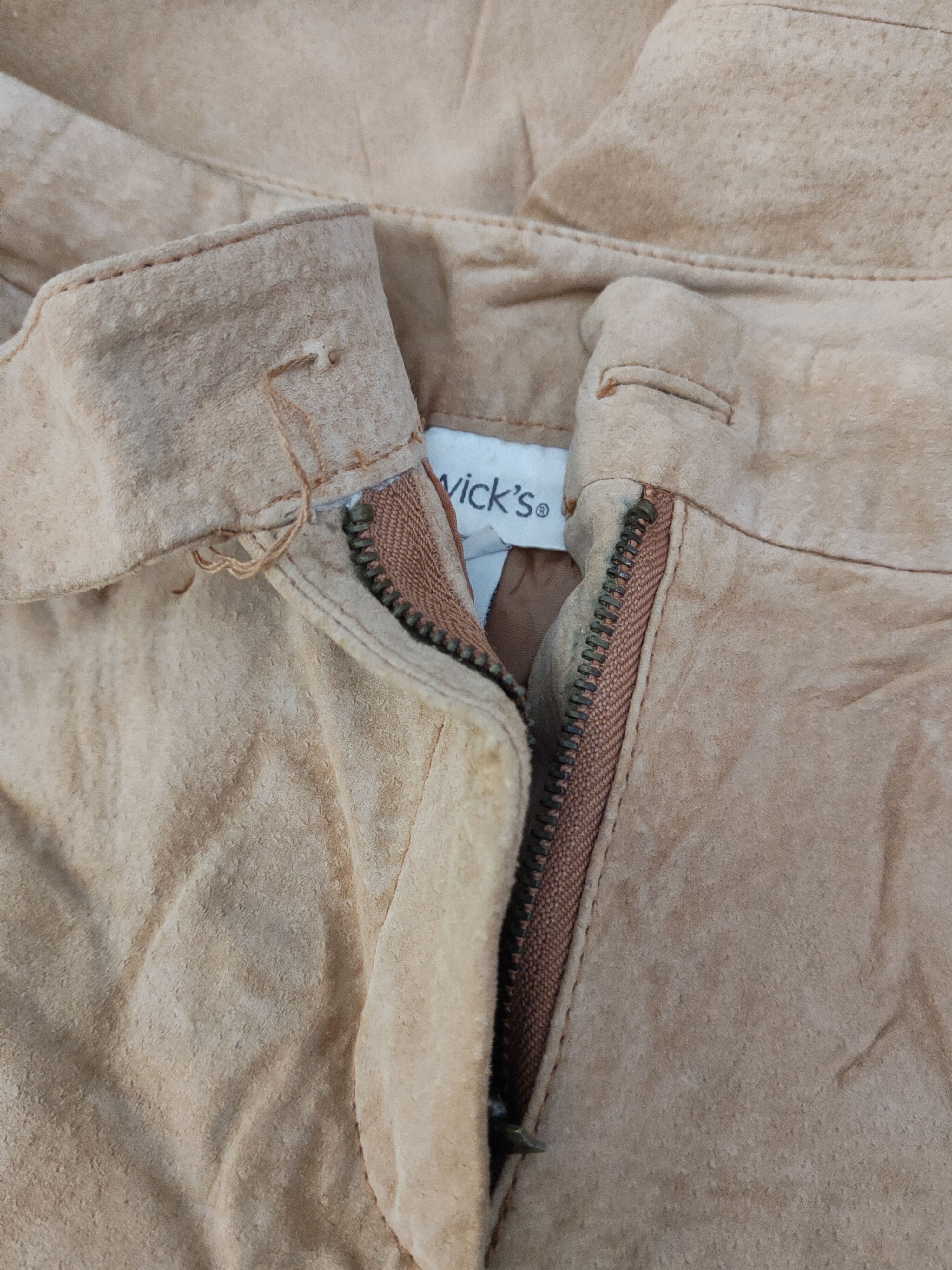 Leather Chadwick's Brown Multipocket Leather Pants #S2540 Size 28" / US 6 / IT 42 - 14 Thumbnail