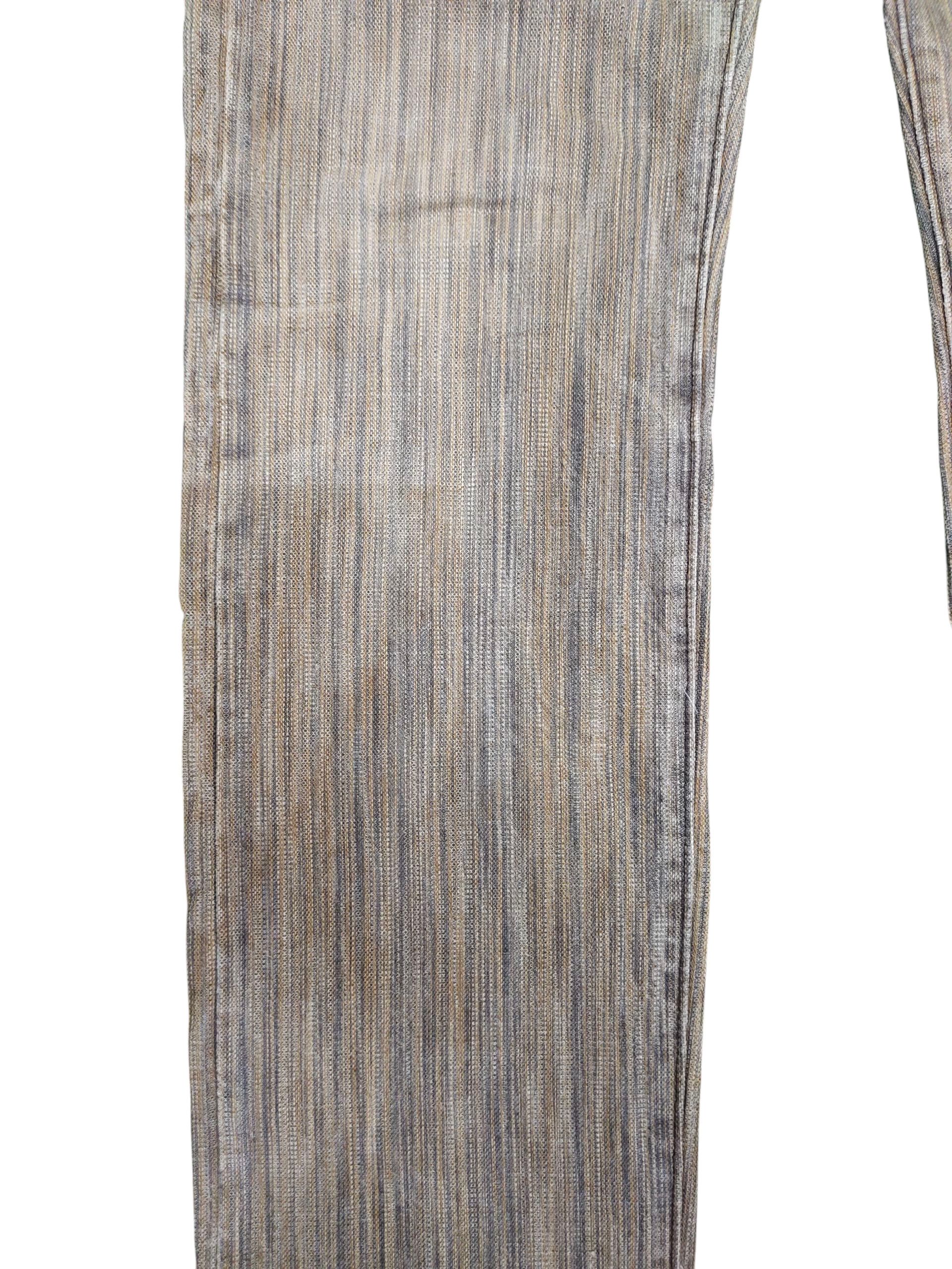 Comme des Garcons × Undercover Japanase Brand Wild Khakis Jeans - Rusty Striped Denim Size US 30 / EU 46 - 4 Thumbnail