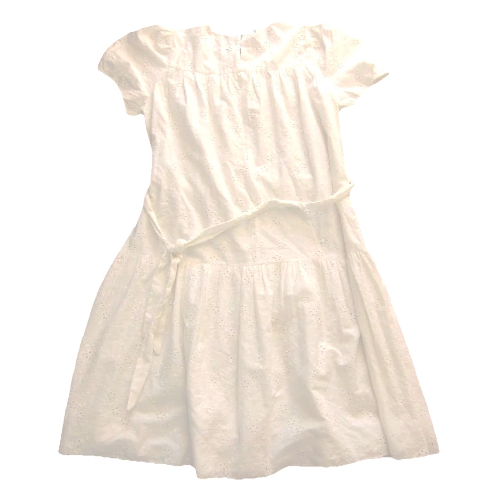 Vintage VINTAGE NWT Alex Marie Thaliana Eyelet White Cotton Floral Cottage Smock Dress 16 Size XXL / US 16-18 / IT 52-54 - 2 Thumbnail