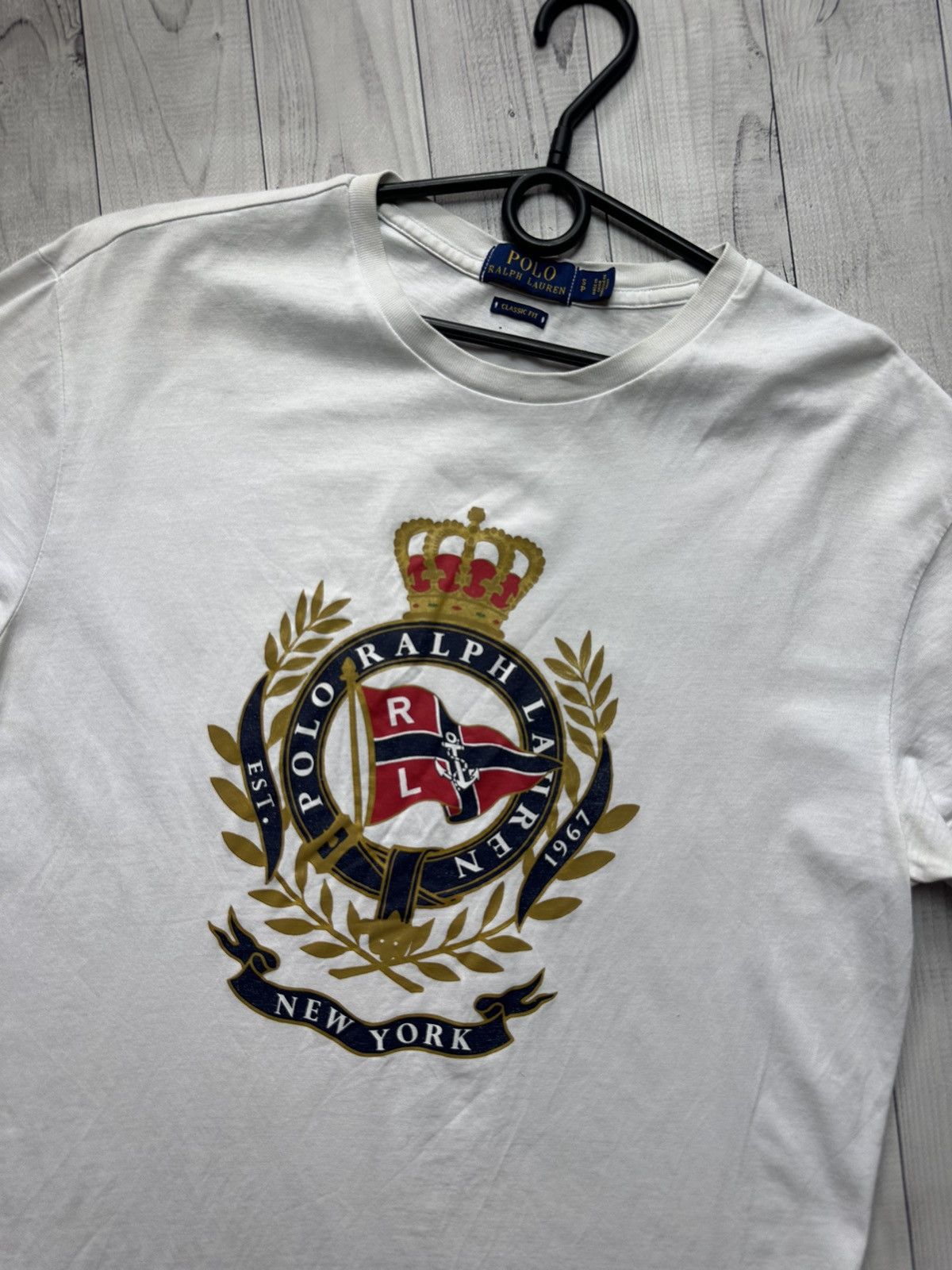 Polo Ralph Lauren × Vintage Vintage Polo Ralph Lauren big logo rare size S New York Size US S / EU 44-46 / 1 - 2 Thumbnail