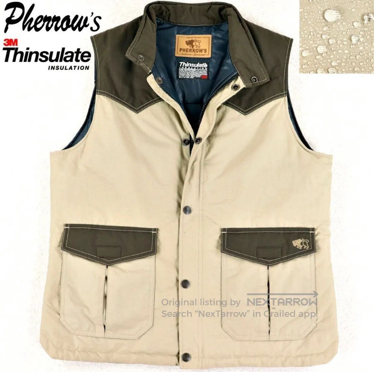 Pherrow's Pherrow Thinsulate Insulated Vest. Size US XXS / EU 40 - 1 Thumbnail