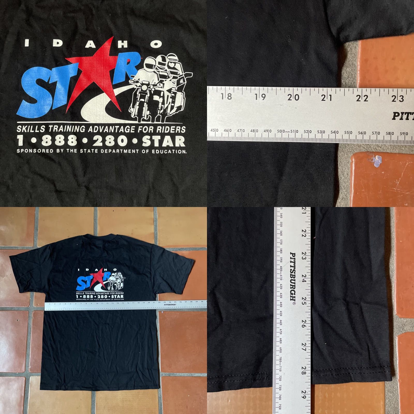 Hanes VINTAGE Hanes Beefy-T T-Shirt Mens L Black Crew Neck Short Sleeve 100% Cotton Motorcycle 90s Hipster US Made Size US L / EU 52-54 / 3 - 10 Thumbnail