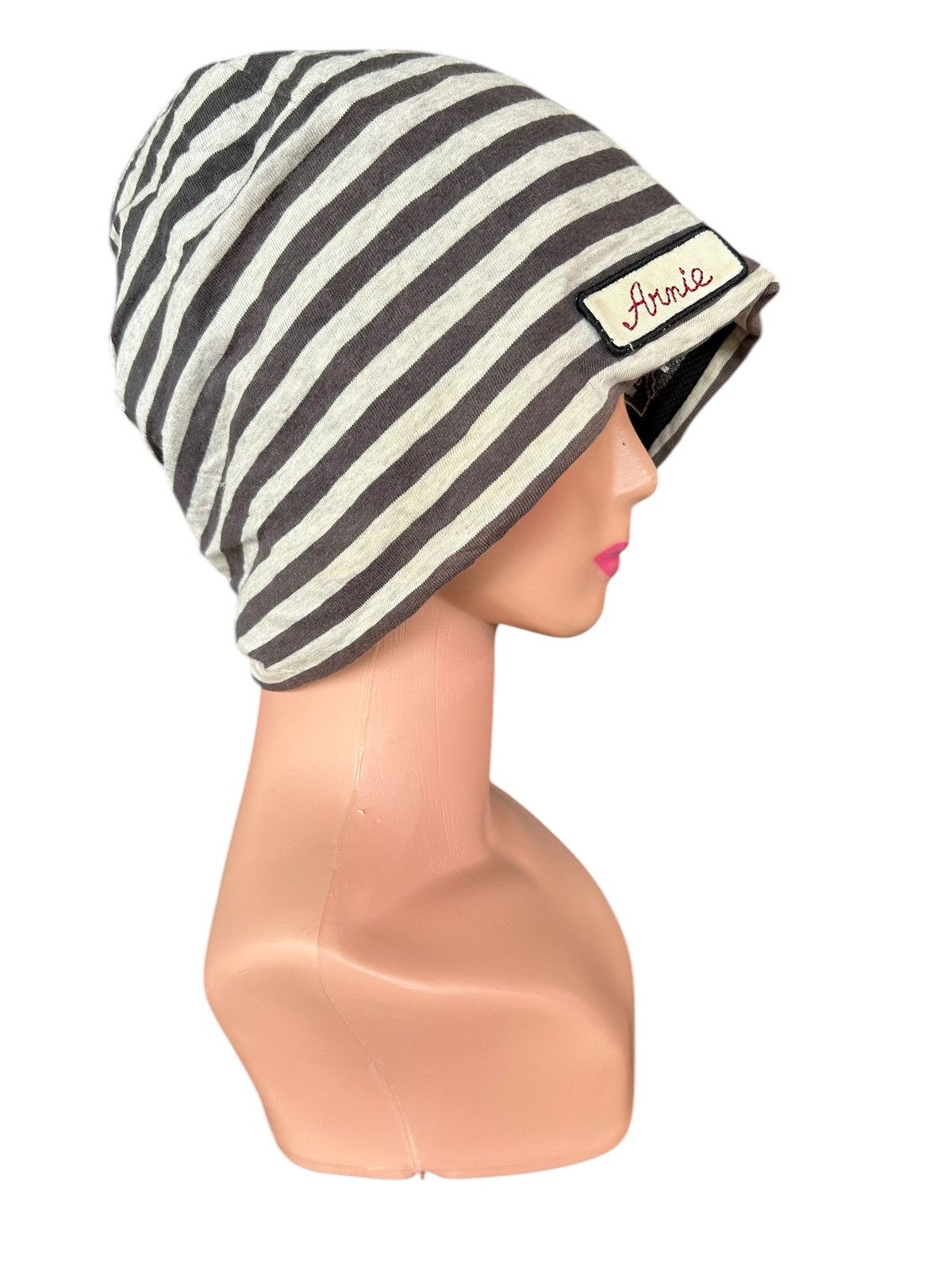 Japanese Brand × Kapital × Vintage Sunfaded Japanese Punk Bondage Style Reversible Beanie Hats Size ONE SIZE - 11 Thumbnail