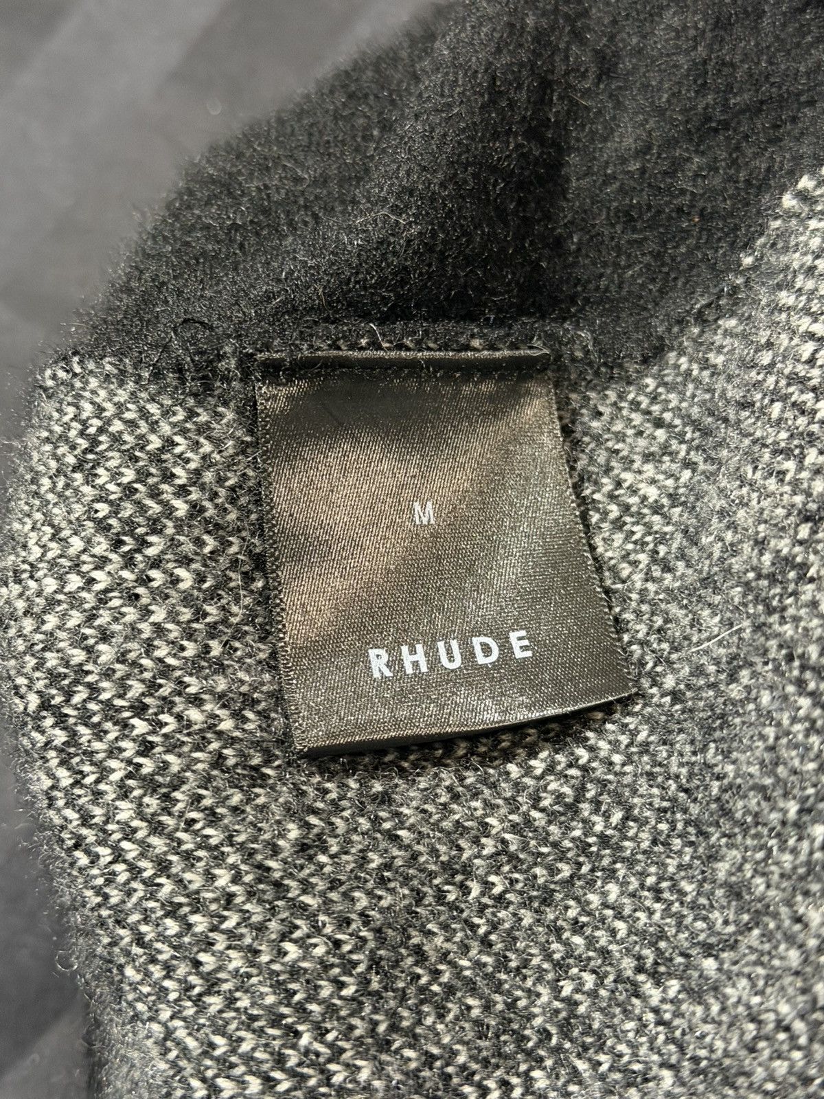 Rhude Authentic Rhude SS22 Knit Logo Shorts - Black/Creme - Size M Size US 32 / EU 48 - 6 Thumbnail