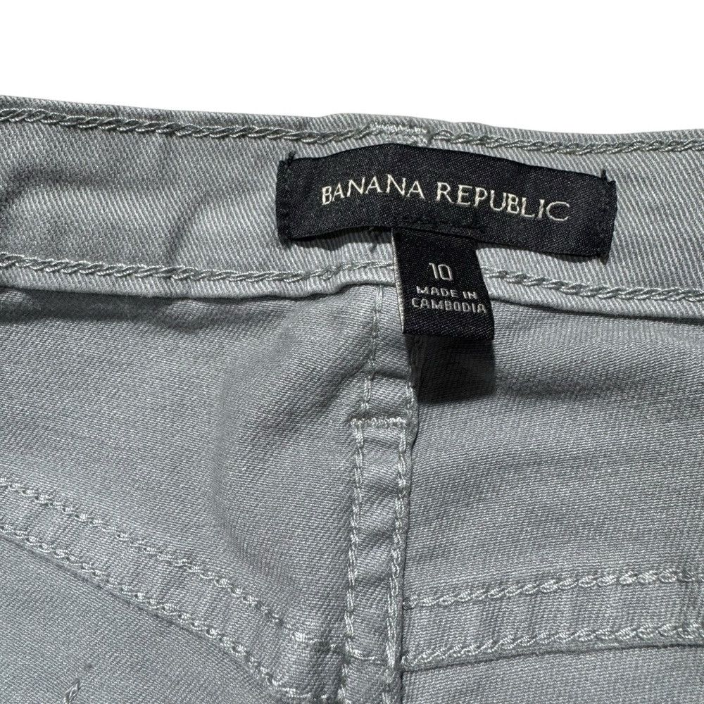 Banana Republic NWT New Banana Republic High Rise Twill Grey Pants Jeans Si Size 32" / US 10 / IT 46 - 3 Thumbnail
