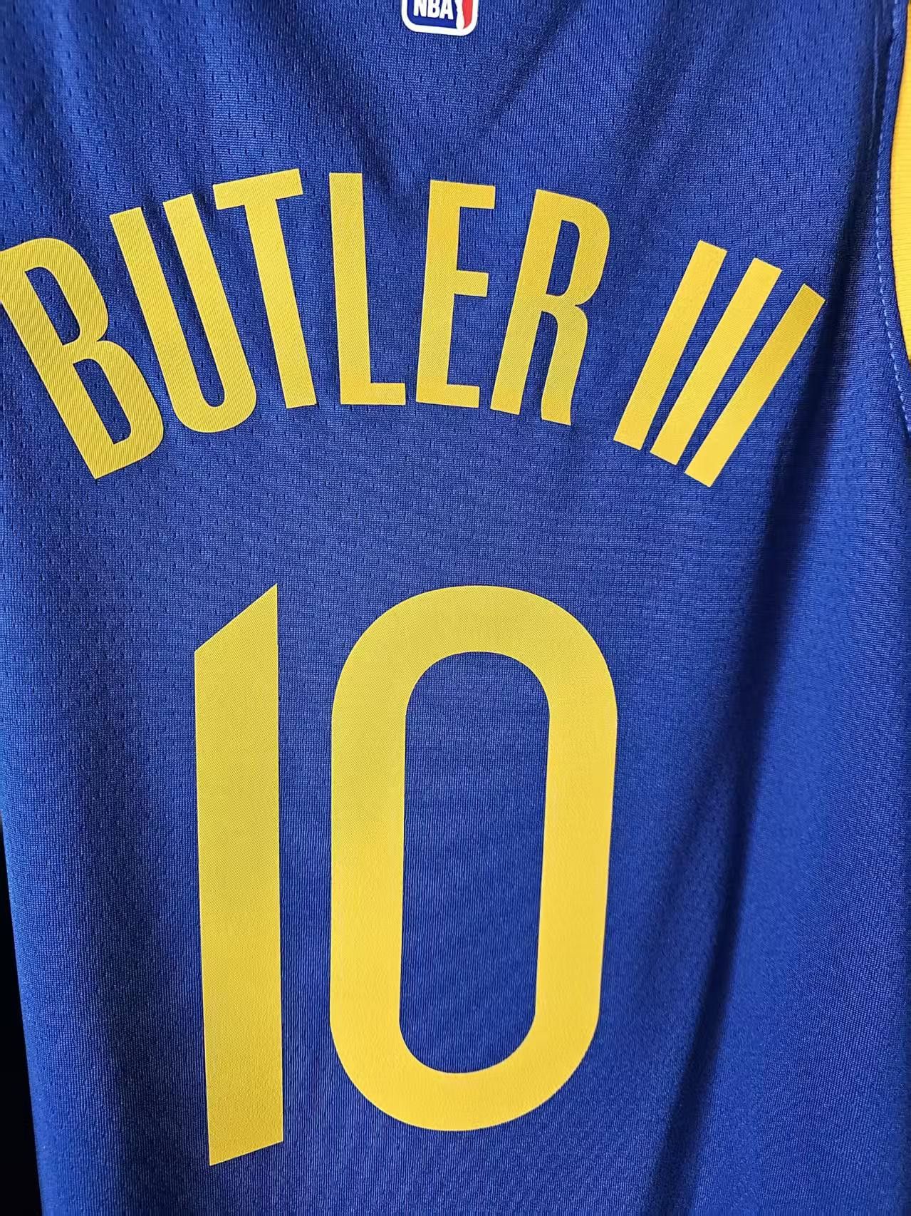 NBA Golden State Warriors #10 Jimmy Butler Jersey Blue Size US XL / EU 56 / 4 - 4 Thumbnail