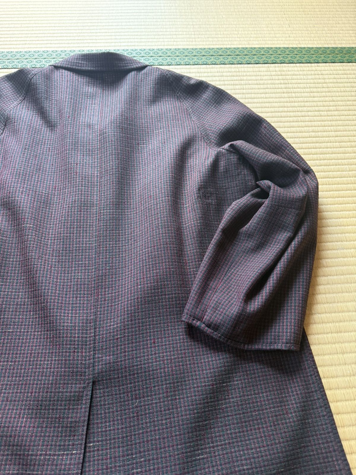 Other Spring&Autumn Vintage Japanese Raglan Wool Coat Red Check Size US L / EU 52-54 / 3 - 10 Thumbnail