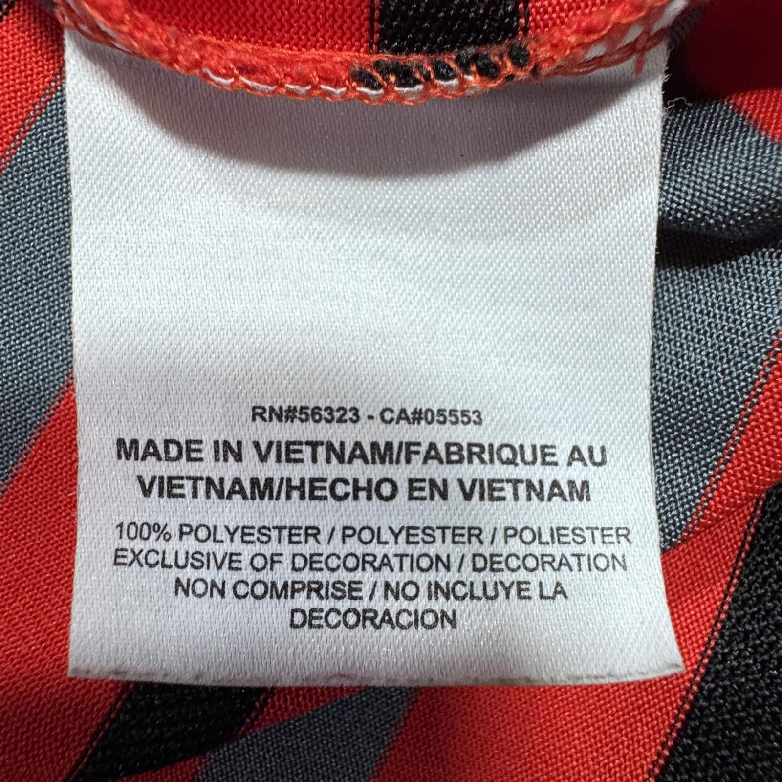 Nike Nike Golf President Cup Men's Small Dri-Fit Striped Red Size US S / EU 44-46 / 1 - 11 Thumbnail