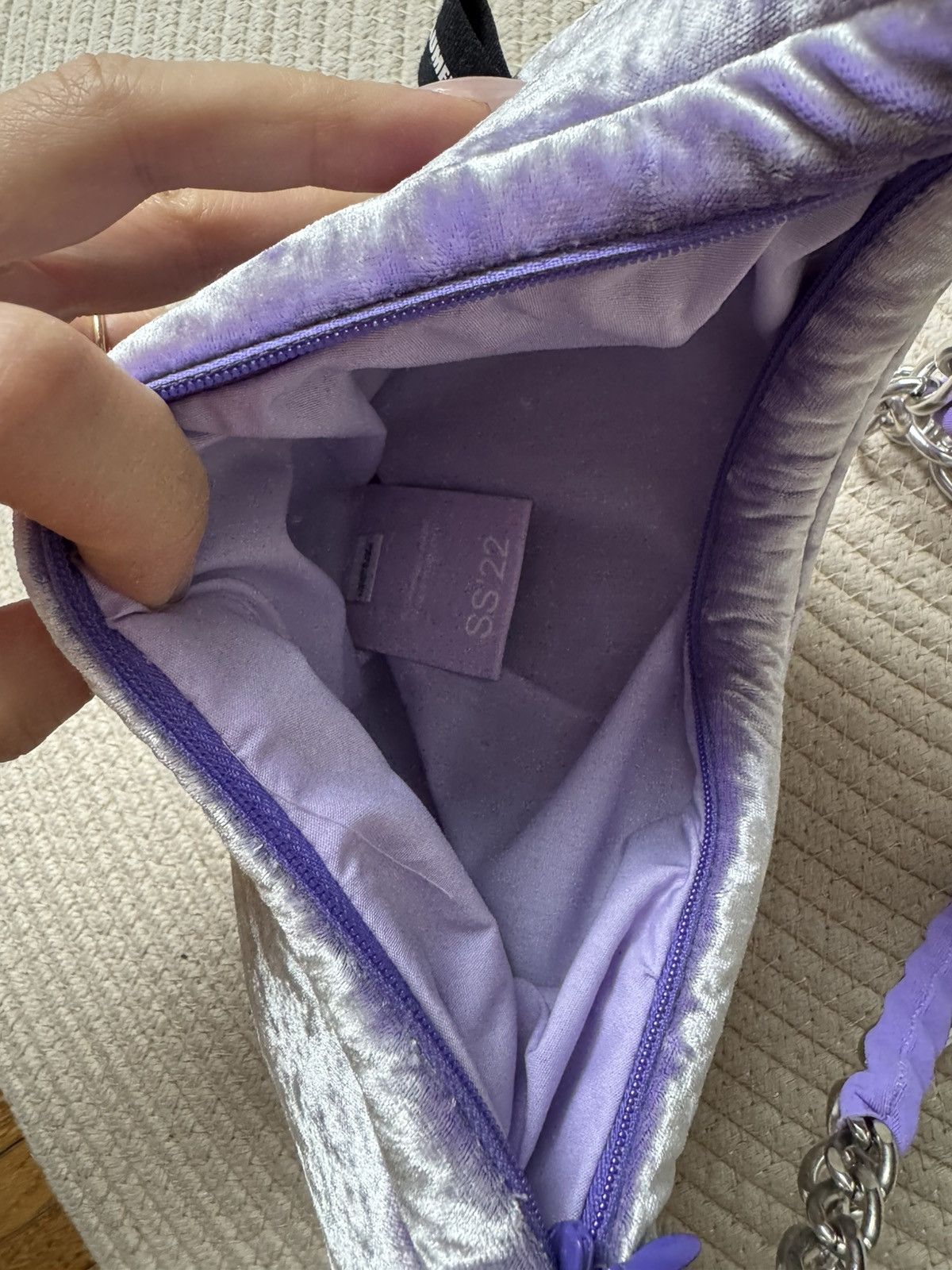 Melitta Baumeister Melitta Baumeister purple banana chain bag Size ONE SIZE - 3 Thumbnail