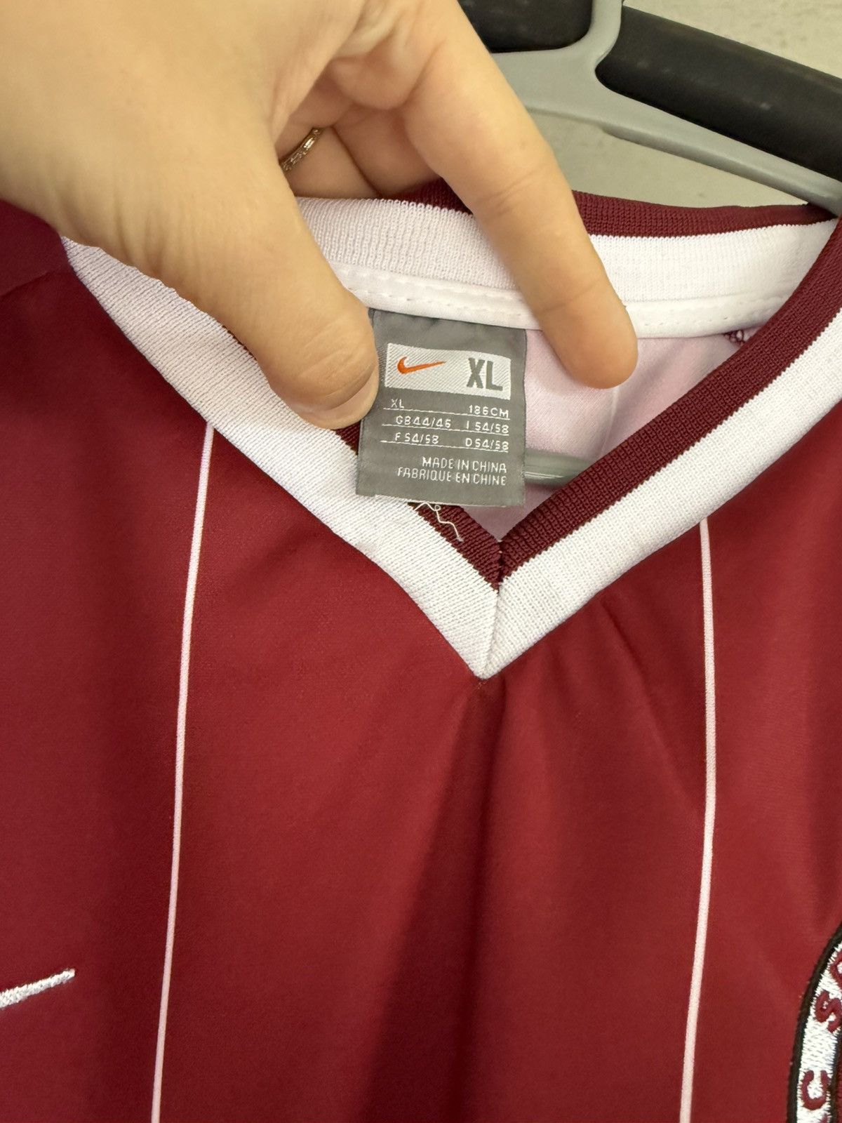 Nike Authentic Sparta Praha Home team soccer jersey 2007 Size US XL / EU 56 / 4 - 3 Thumbnail