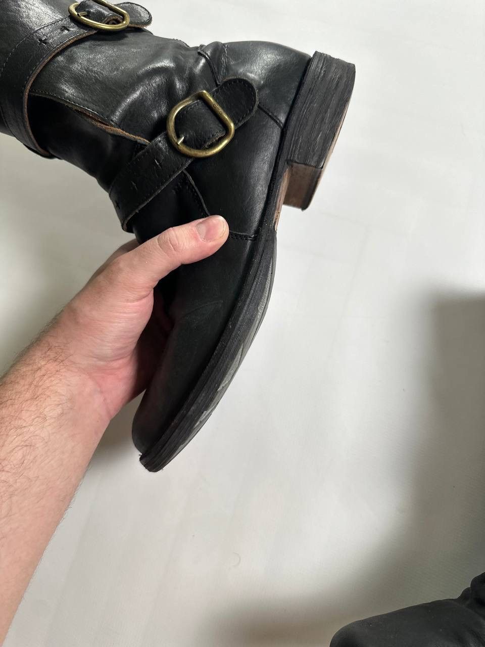 Fiorentini + Baker Fiorentini+Baker Guidi Style Vintage Biker Boots RRP700$ Size US 7 / EU 40 - 10 Thumbnail