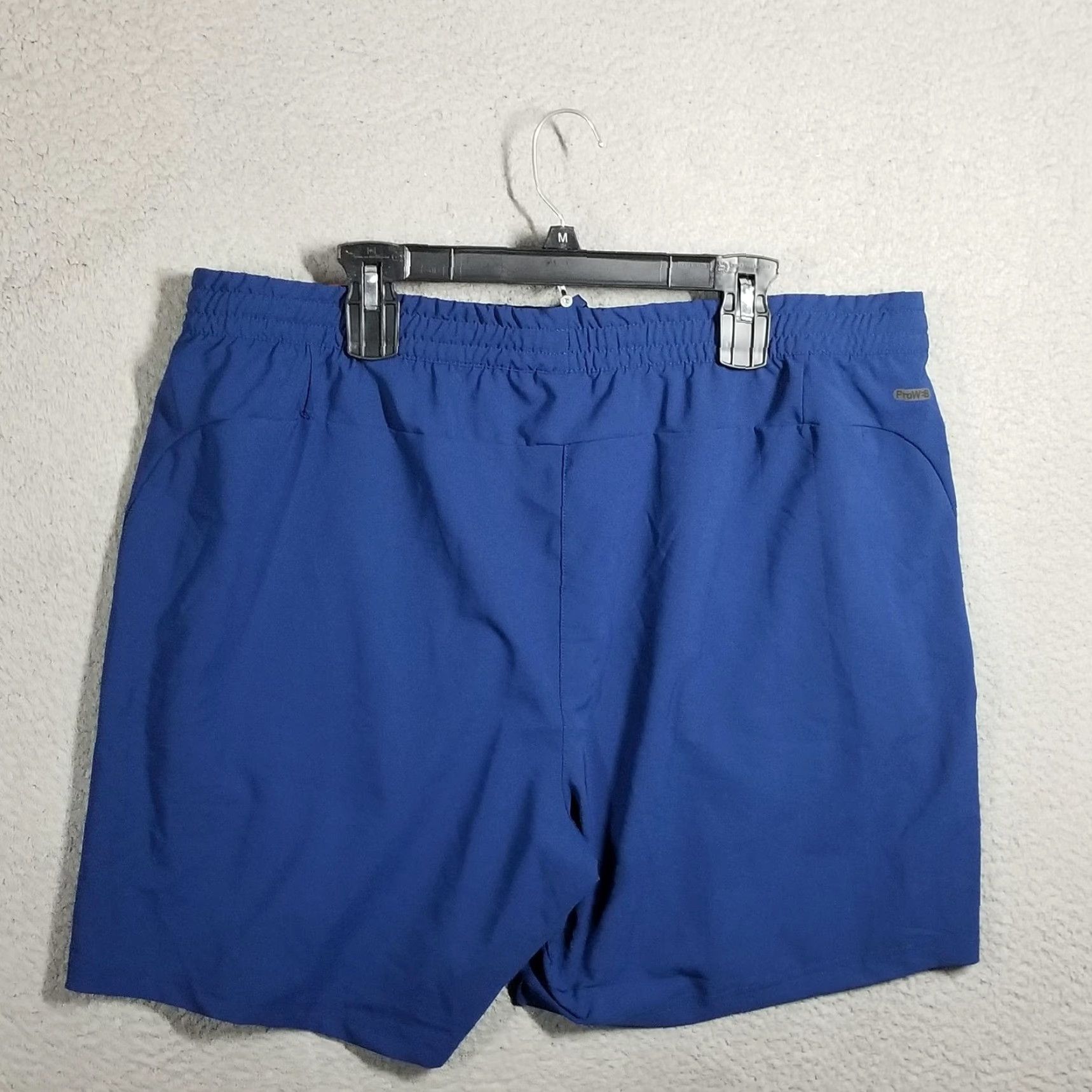 Spyder Spyder Active ProWeb Shorts Mens 2XL Blue 7" Stretch Pockets Running Gym Training Walking Athletic Shorts Mens 2XL Blue Size US 39 - 7 Thumbnail