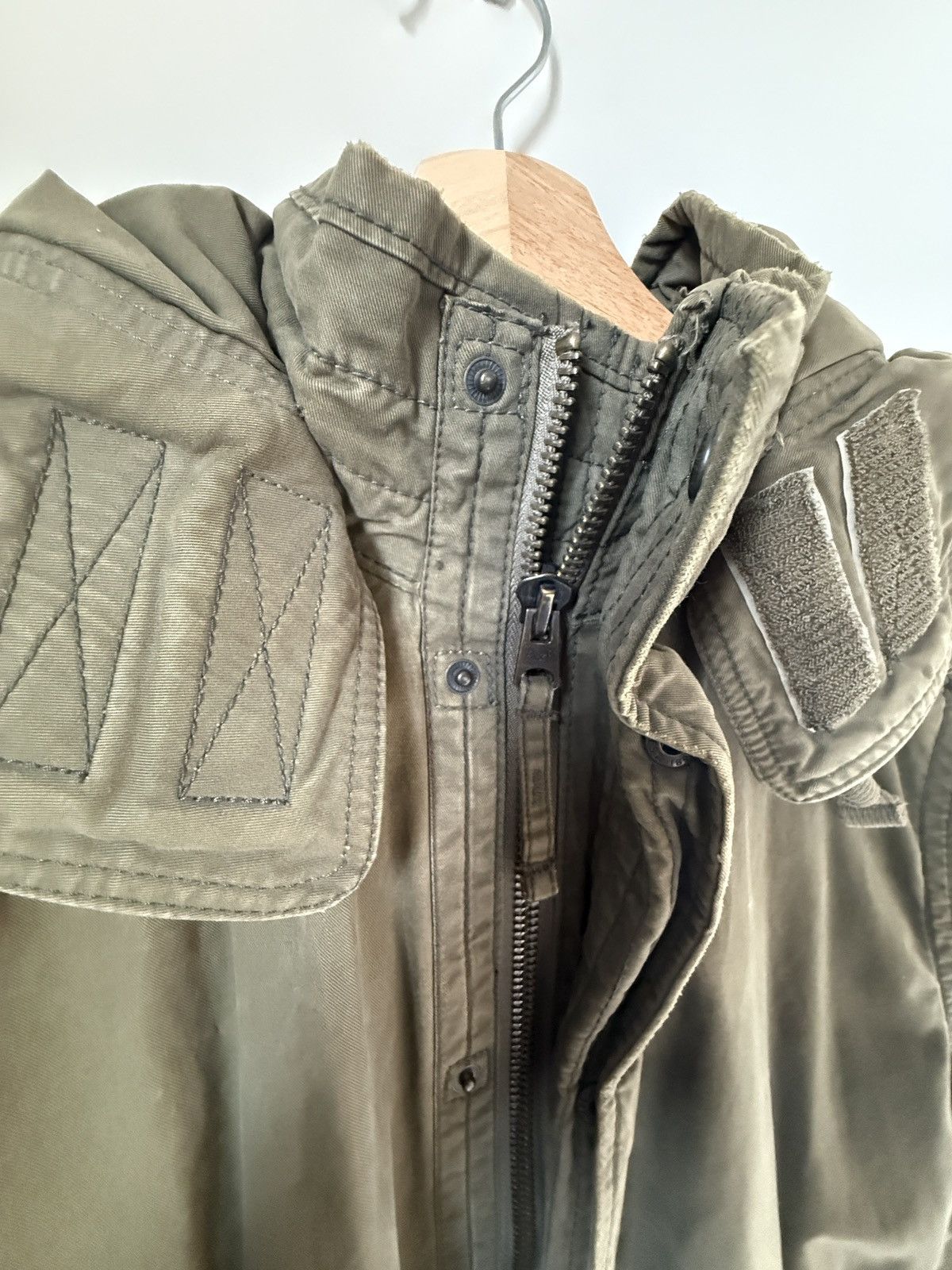 Abercrombie & Fitch Abercrombie Green Military/Utility Coat Jacket Size Large Size US L / EU 52-54 / 3 - 7 Thumbnail