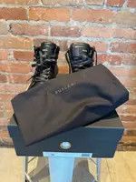 Buscemi Buscemi 140MM High-Top – Black/White Leather Size US 8 / EU 41 - 8 Thumbnail