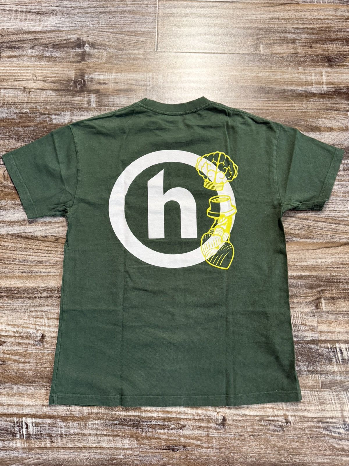 HIDDEN Hidden Green N.E.R.D. Brain Logo Tee Size US M / EU 48-50 / 2 - 3 Thumbnail