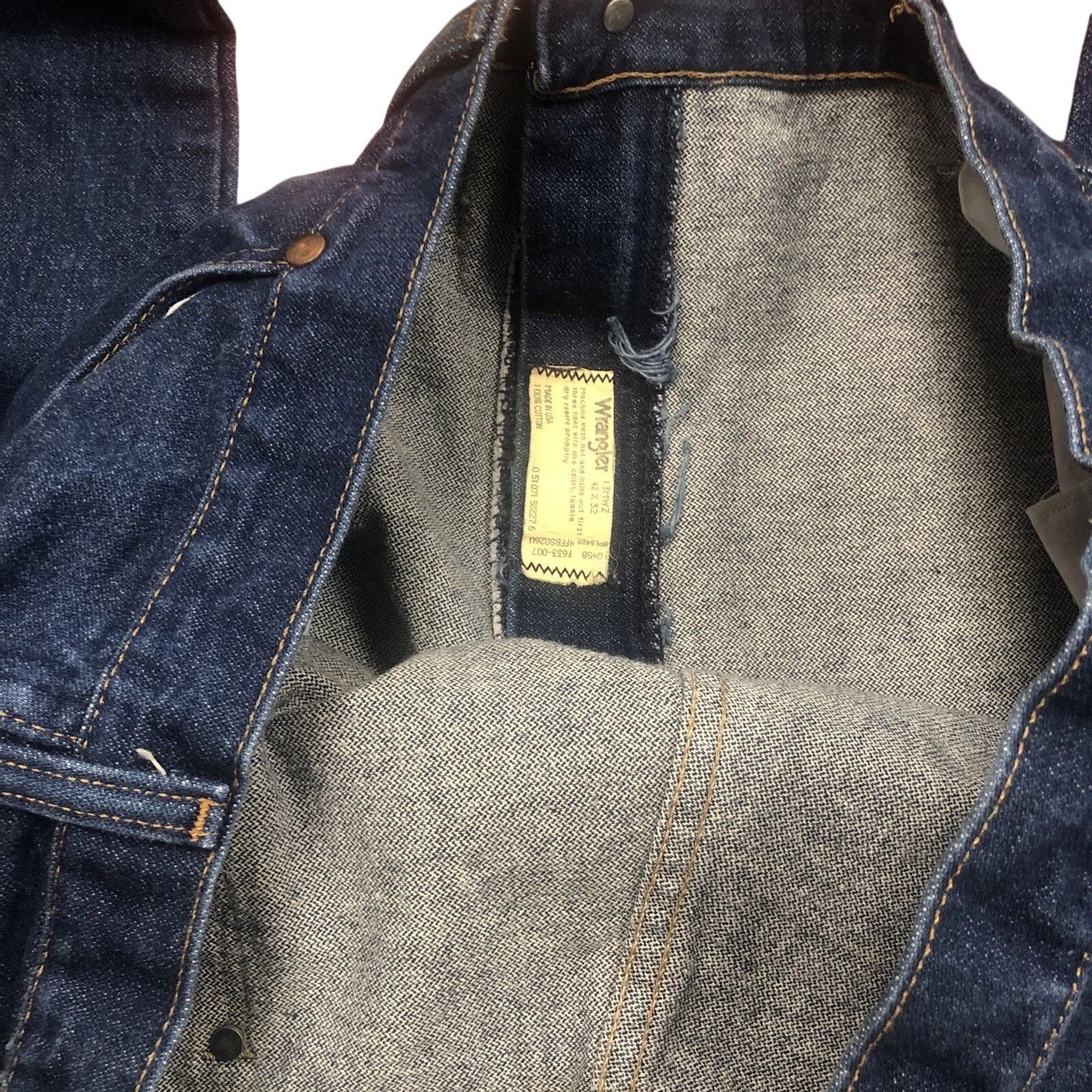 Wrangler Wrangler - 13MWZ Made in USA Cowboy Cut Jeans – 42x32 Size US 42 / EU 58 - 11 Thumbnail
