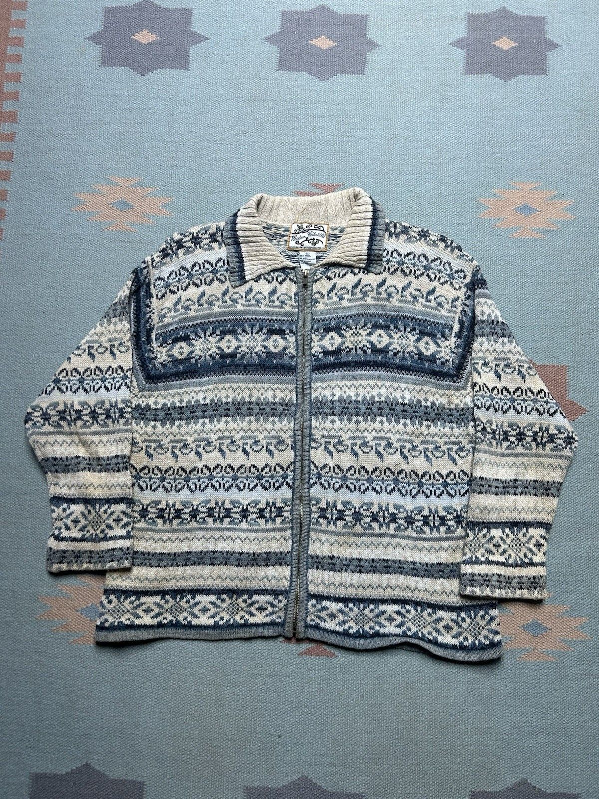 Vintage Heirloom Collectibles knit cardigan sweater Iceland girls XL Size S / US 4 / IT 40 - 1 Thumbnail