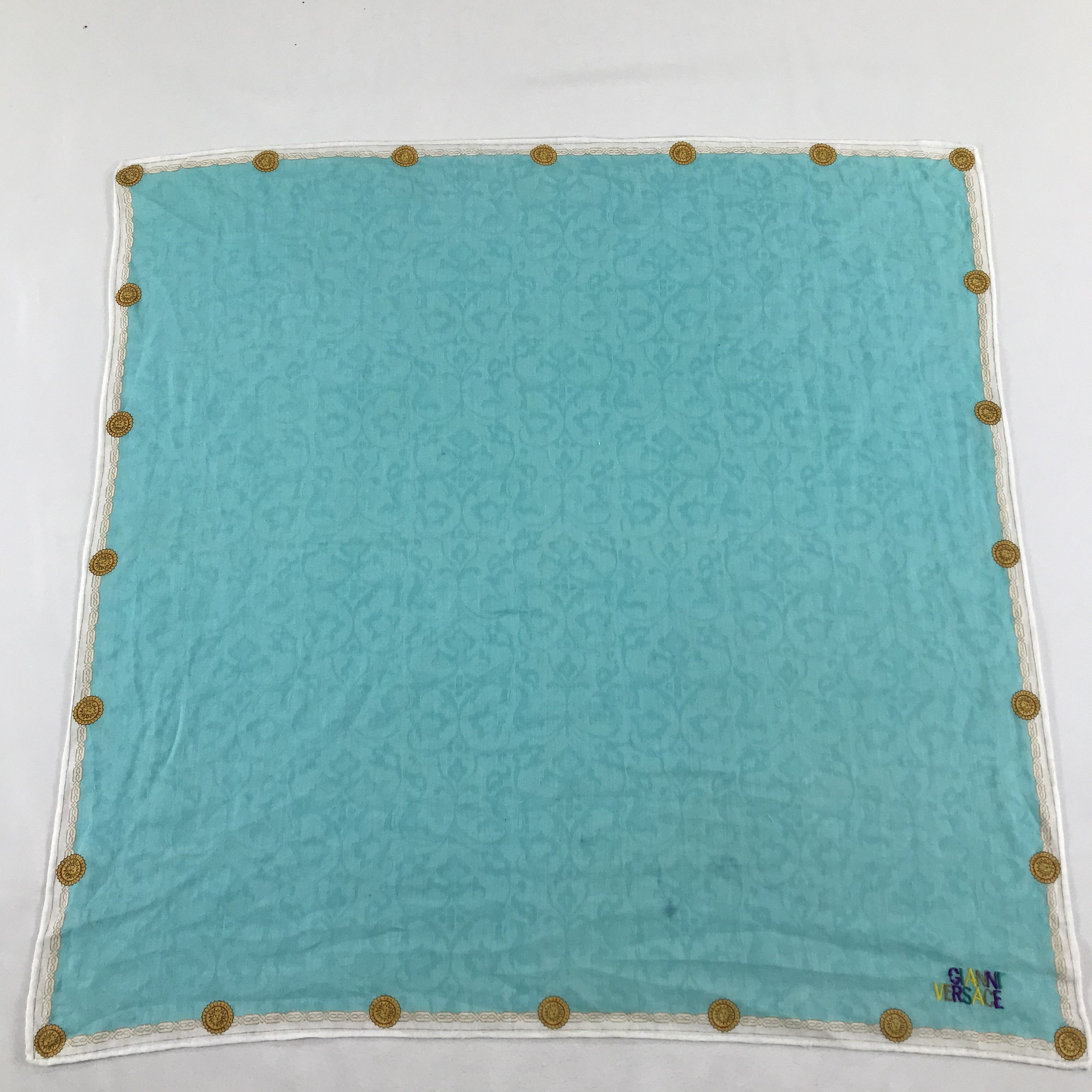 Versace Gianni Versace Handkerchief Neckerchief Bandana H634 Size ONE SIZE - 4 Thumbnail