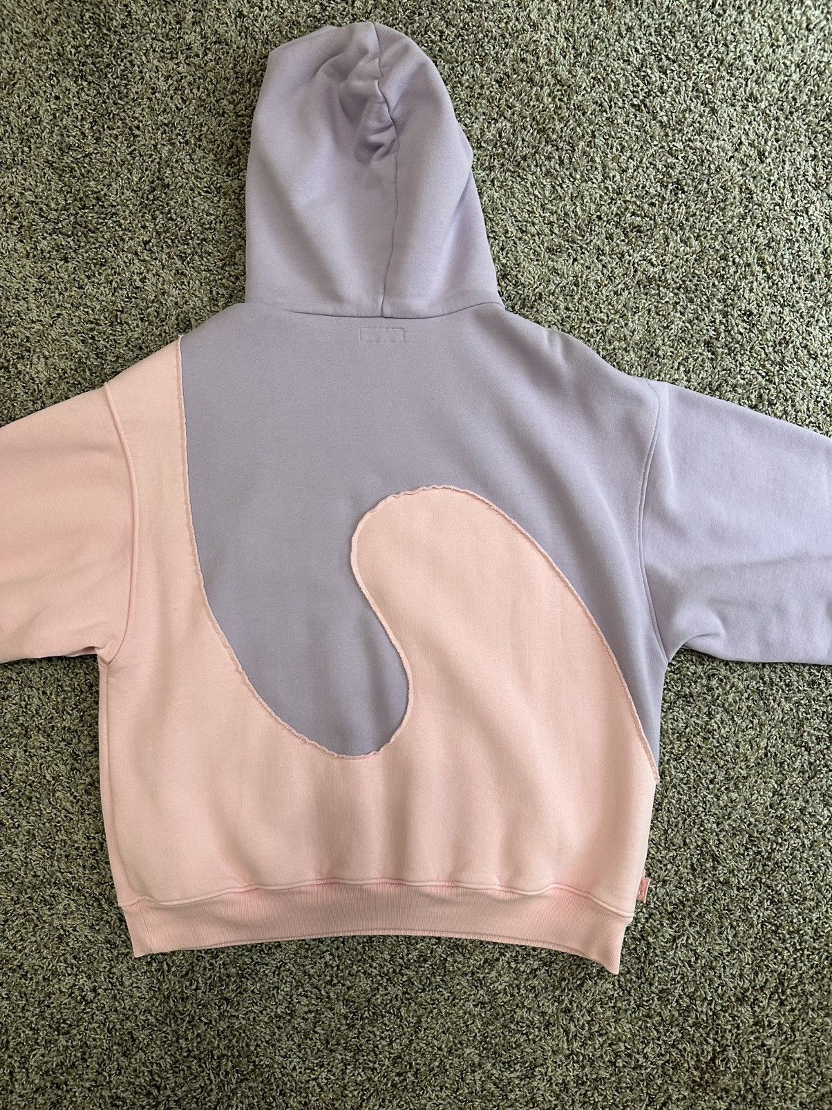 ERL ERL Colorblock Hoodie Purple Pink Swirl Oversized Size L Size US L / EU 52-54 / 3 - 2 Thumbnail
