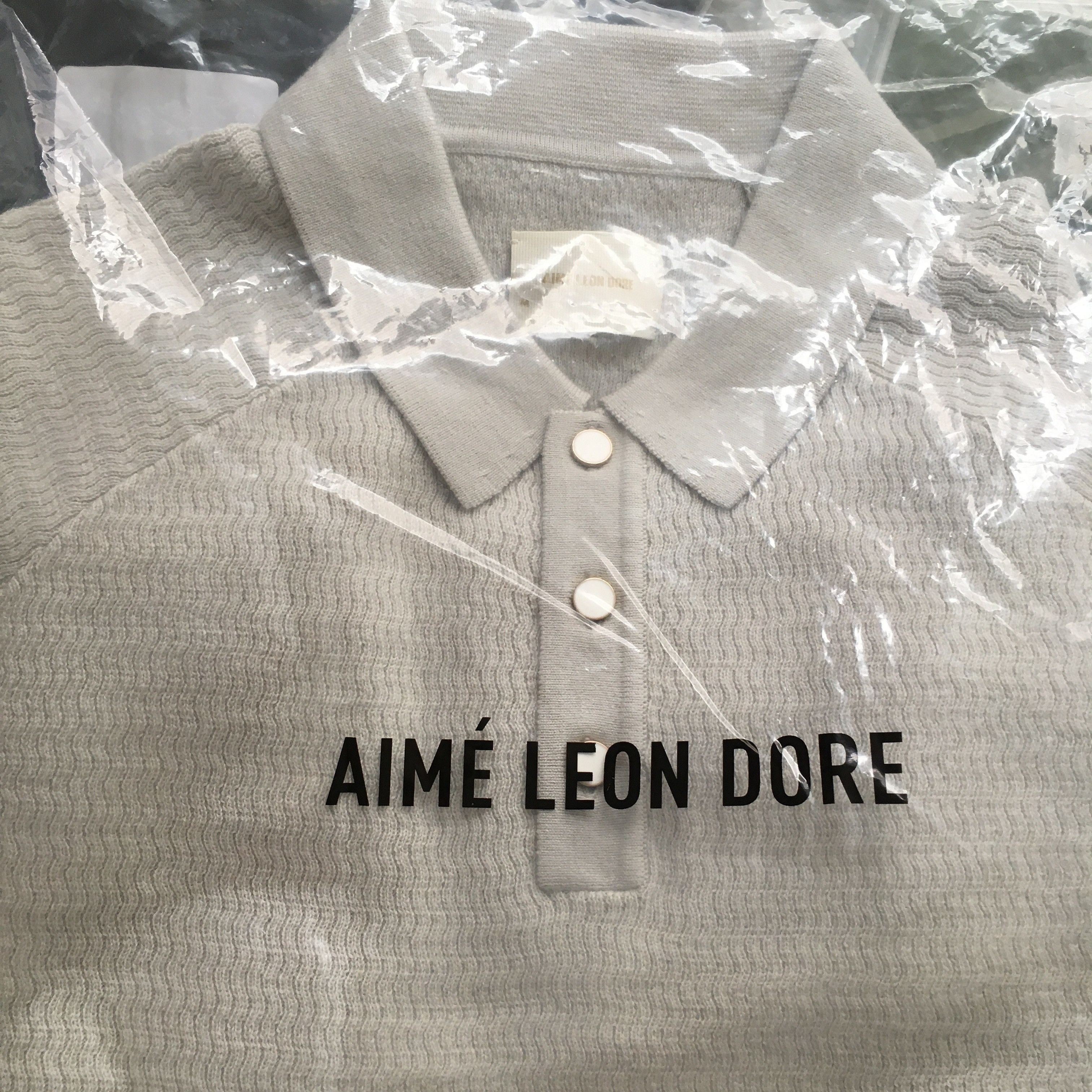 Aime Leon Dore Aimé Leon Dore Long-Sleeve Pearl Button Polo Sweater Size US M / EU 48-50 / 2 - 2 Thumbnail