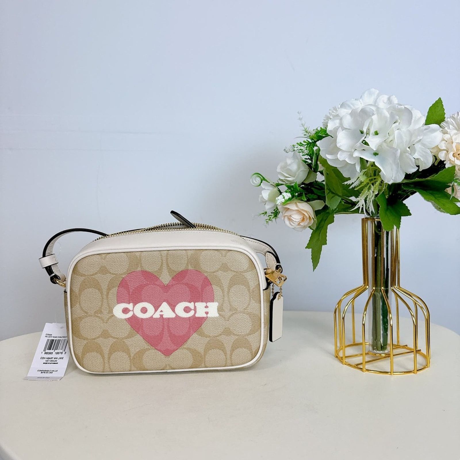 Coach CO939 Mini Jamie Camera Bag In Sig Light Khaki Chalk