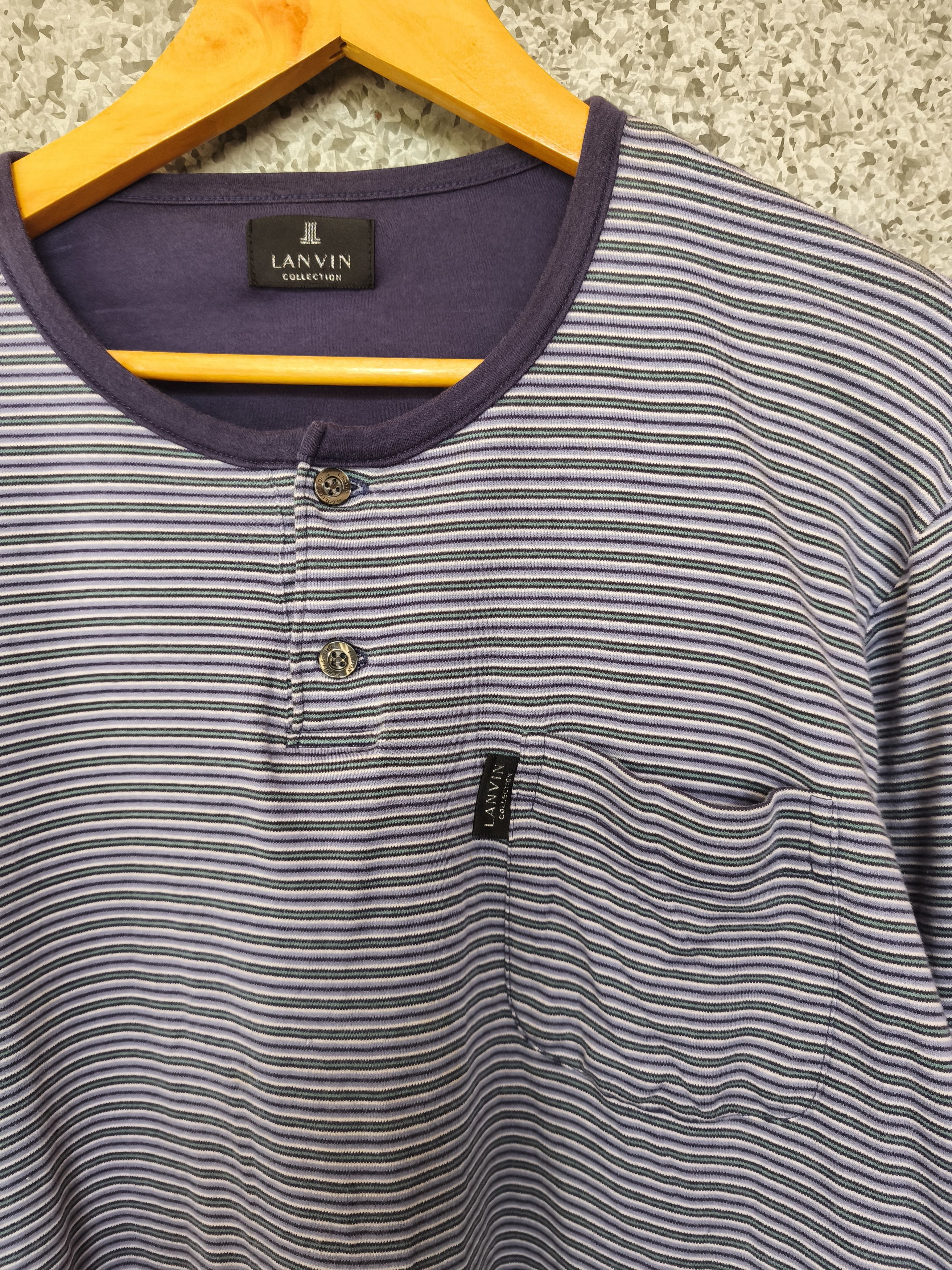 Lanvin Lanvin stripes long sleeve t shirt Size US L / EU 52-54 / 3 - 1 Thumbnail