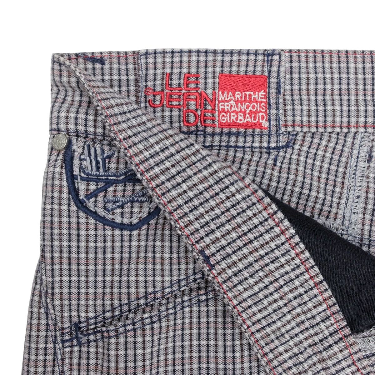 Marithe + Francois Girbaud M+FG SS09 Western Tribal Plaid Pants Size US 31 - 9 Thumbnail