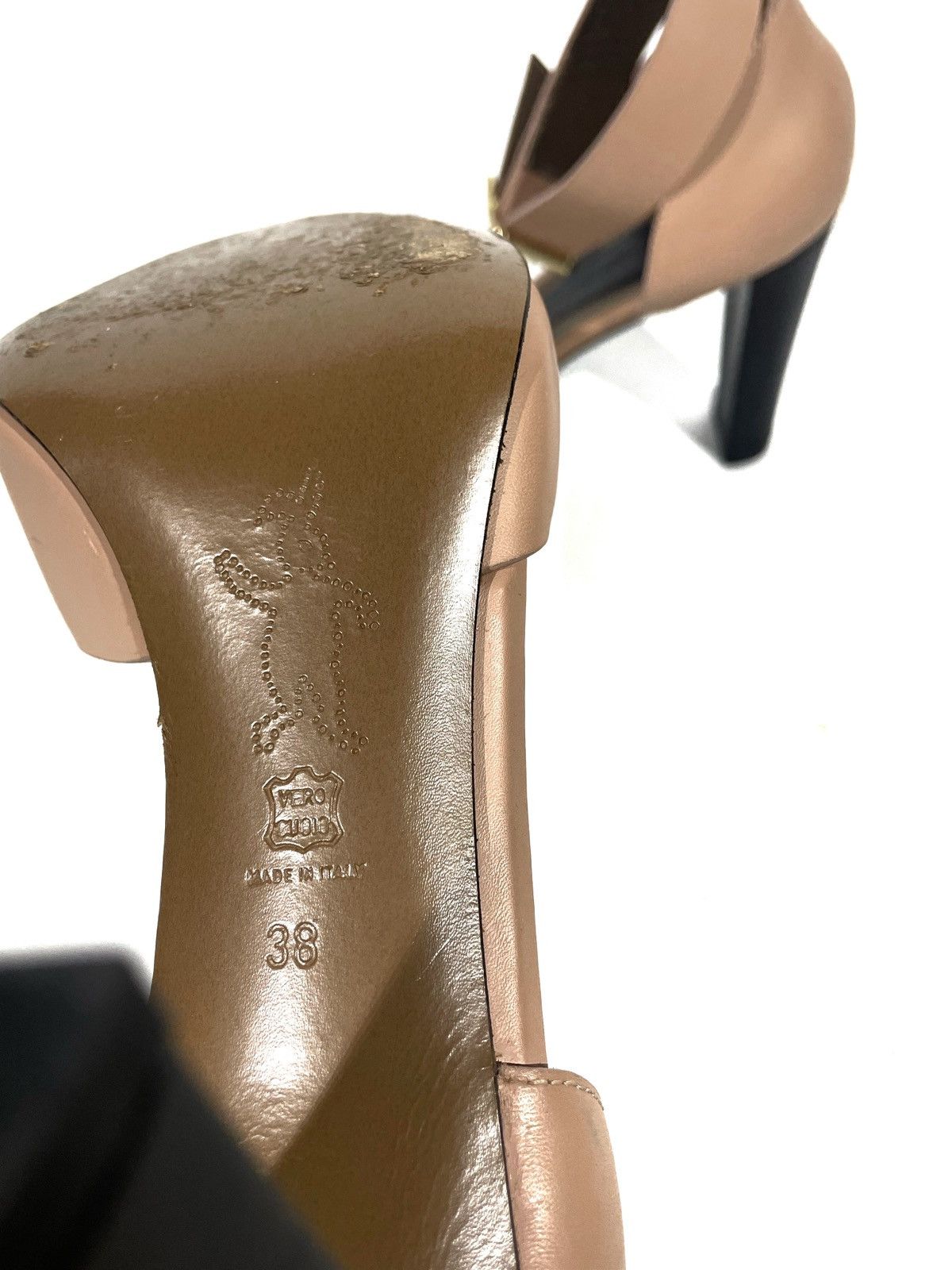 Designer × Marni Marni Women Ankle Straps Almond Toe Leather Heels Size 38 Size US 8 / IT 38 - 11 Thumbnail
