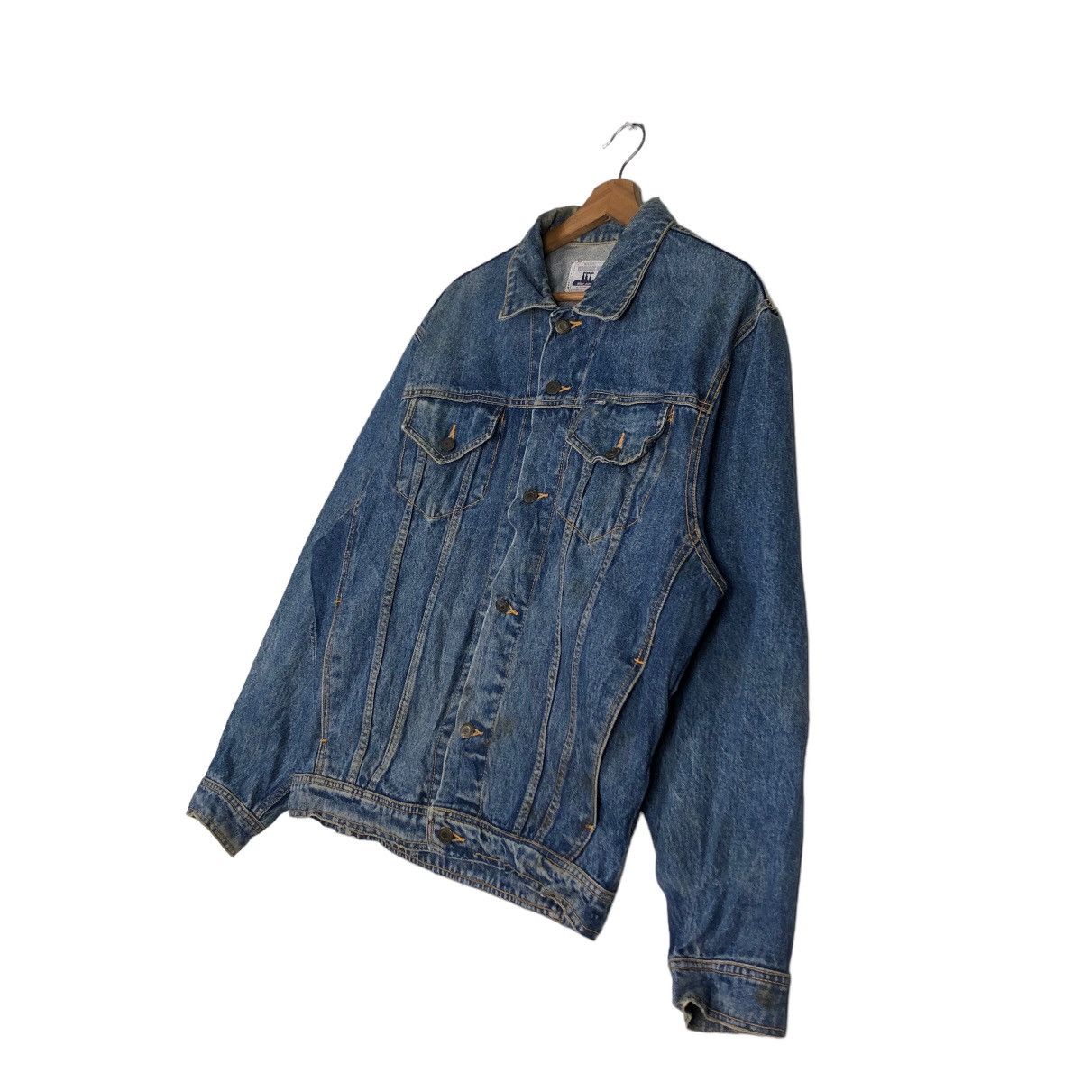 Japanese Brand 🔥Vtg Trucker Denim Jacket Worker Wear Basic Union Made Size US M / EU 48-50 / 2 - 2 Thumbnail