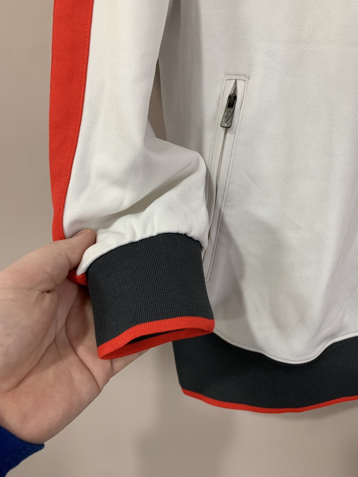 Vintage Manchester United Zip Football Jacket Nike Soccer Retro Sz M Size US M / EU 48-50 / 2 - 7 Thumbnail