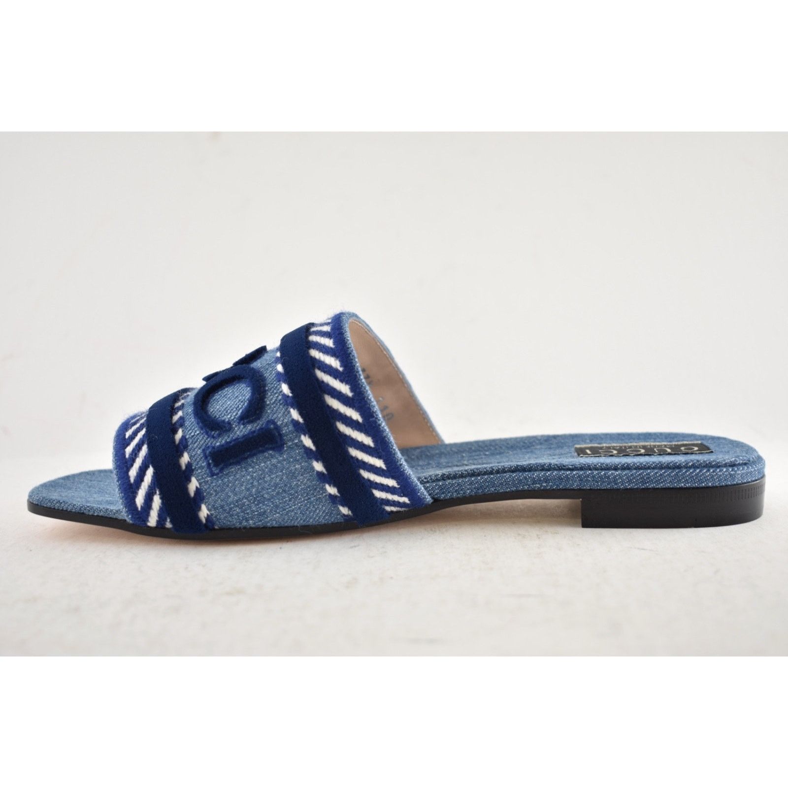 Gucci Gucci Jane Light Blue Denim Mule Sandal 37 Size US 7 / IT 37 - 13 Thumbnail