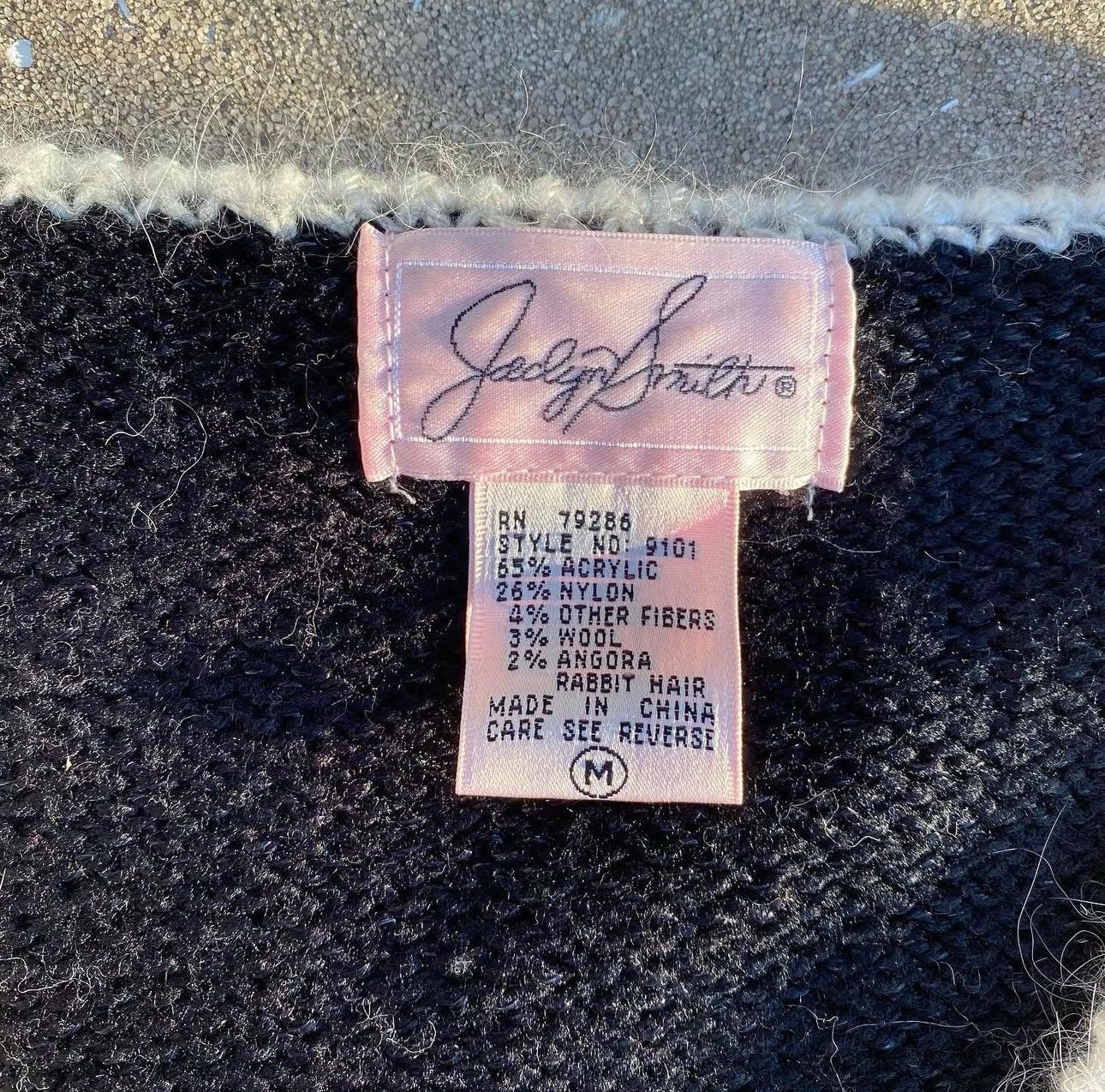 Vintage 80s Vintage Jaclyn Smith Sweater in Black Size M / US 6-8 / IT 42-44 - 2 Thumbnail