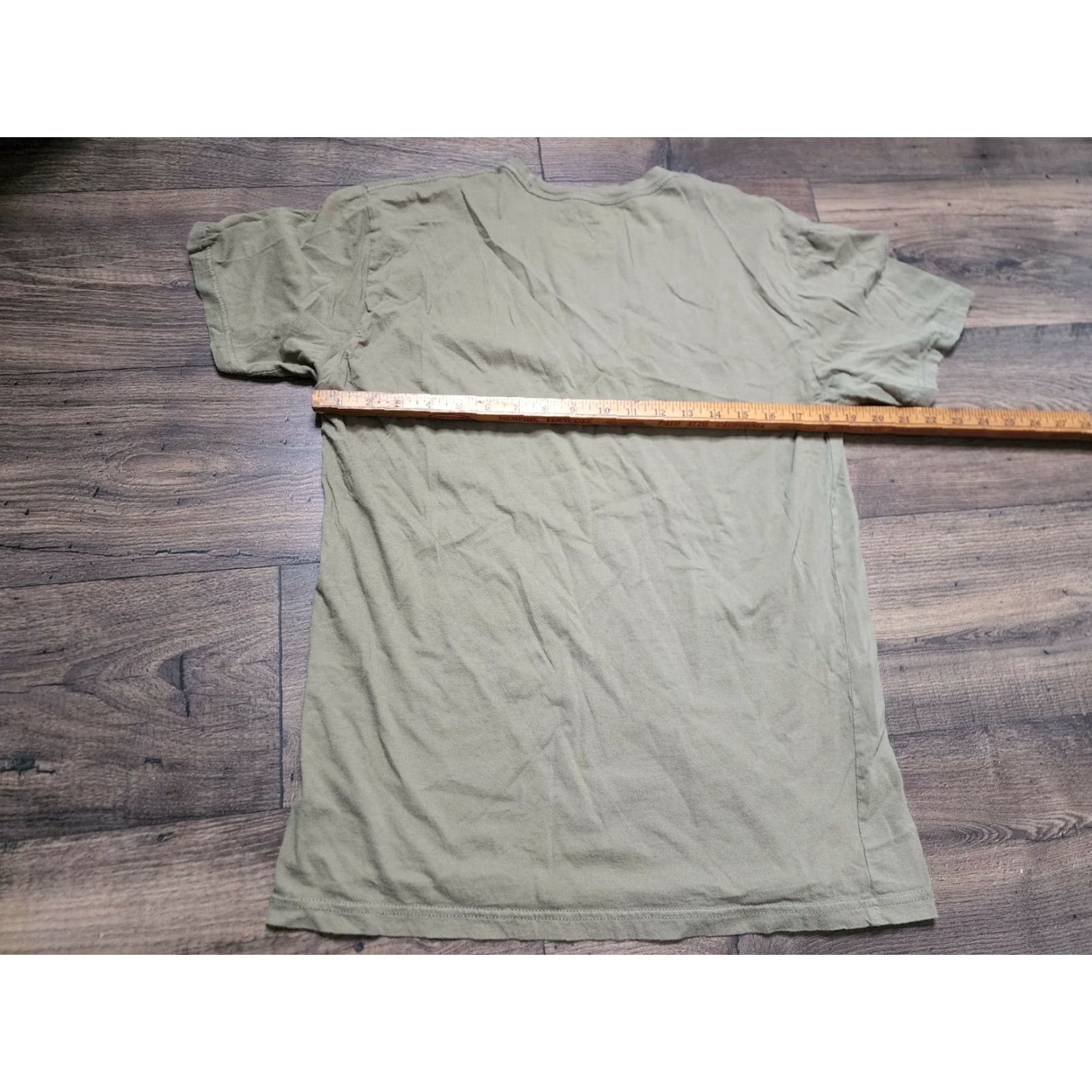 Spell Pedal Mens L T-Shirt Bike Outdoors Script Spell Out Green Cotton Crew Neck Short Sleeve Vehicle Shirt Size US L / EU 52-54 / 3 - 2 Thumbnail