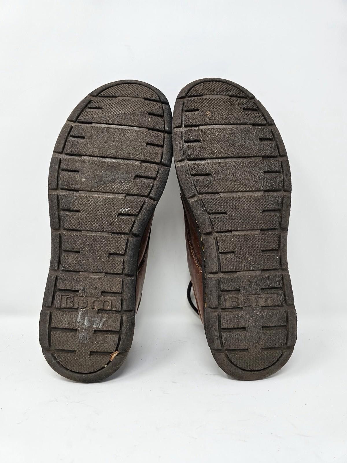 Born Born Handcrafted Brown Lace Up Leather Cushioned CasualShoes Size US 9 / IT 39 - 5 Thumbnail