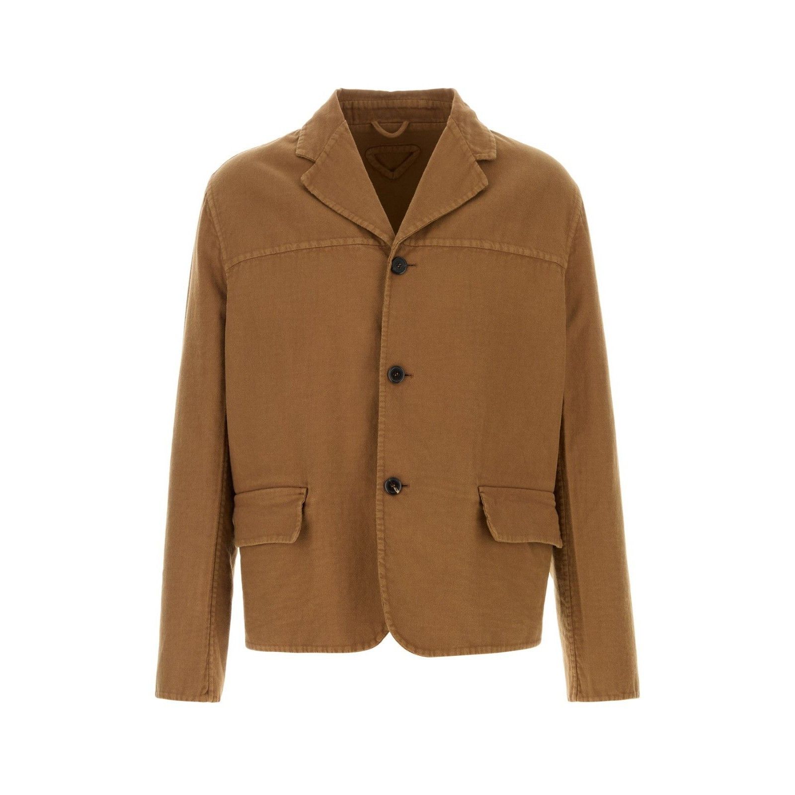 Prada PRADA Biscuit Cotton Blazer New & Authentic (Men's size:48;) Size US M / EU 48-50 / 2 - 1 Thumbnail