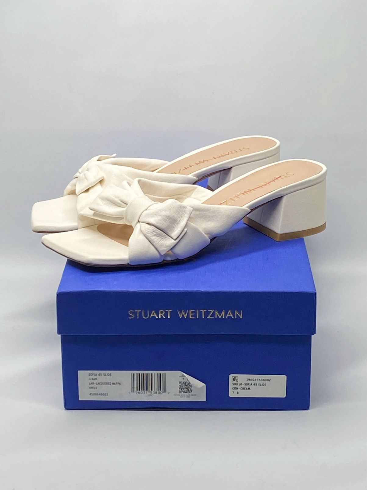 Stuart Weitzman Stuart Weitzman Slip On Bow Sandals size 7 Size US 7 / IT 37 - 8 Thumbnail