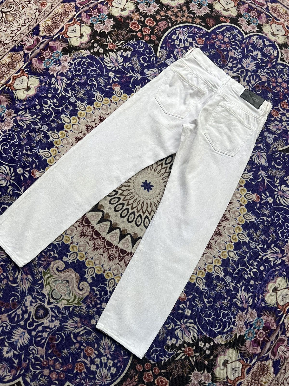 Stussy White Stussy Denim Jeans Slim Fit Skate Jeans Size US 30 / EU 46 - 8 Thumbnail