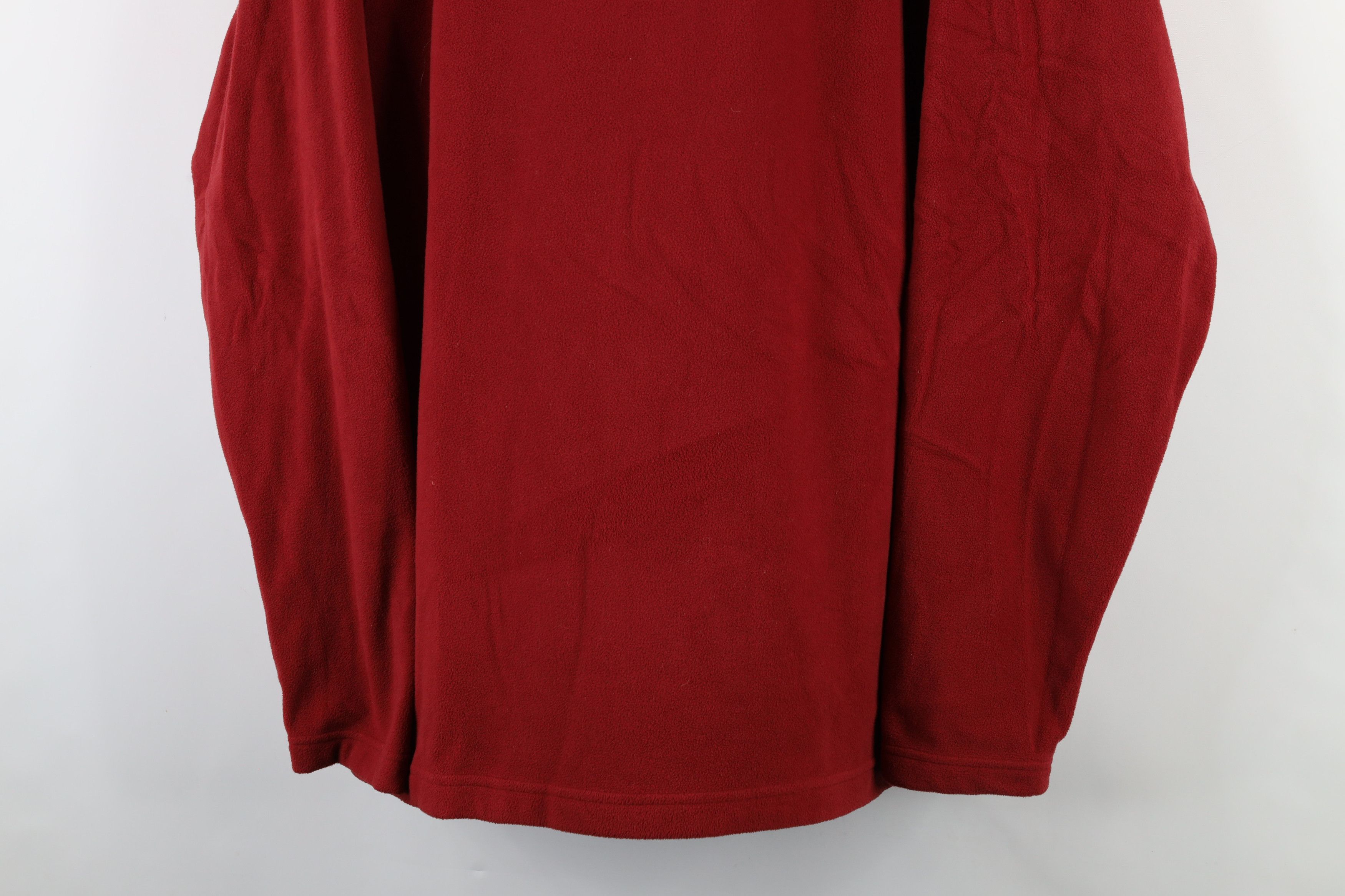 Columbia Vintage Columbia Out Mock Neck Fleece Sweater Red Polyester Size US XL / EU 56 / 4 - 3 Thumbnail