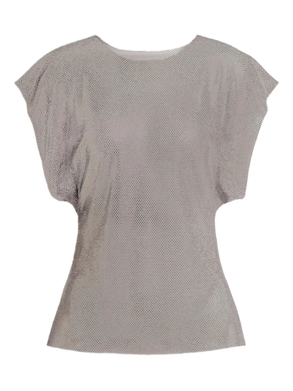 Alberta Ferretti CRYSTALS NET T-SHIRT Size M / US 6-8 / IT 42-44 - 1 Thumbnail