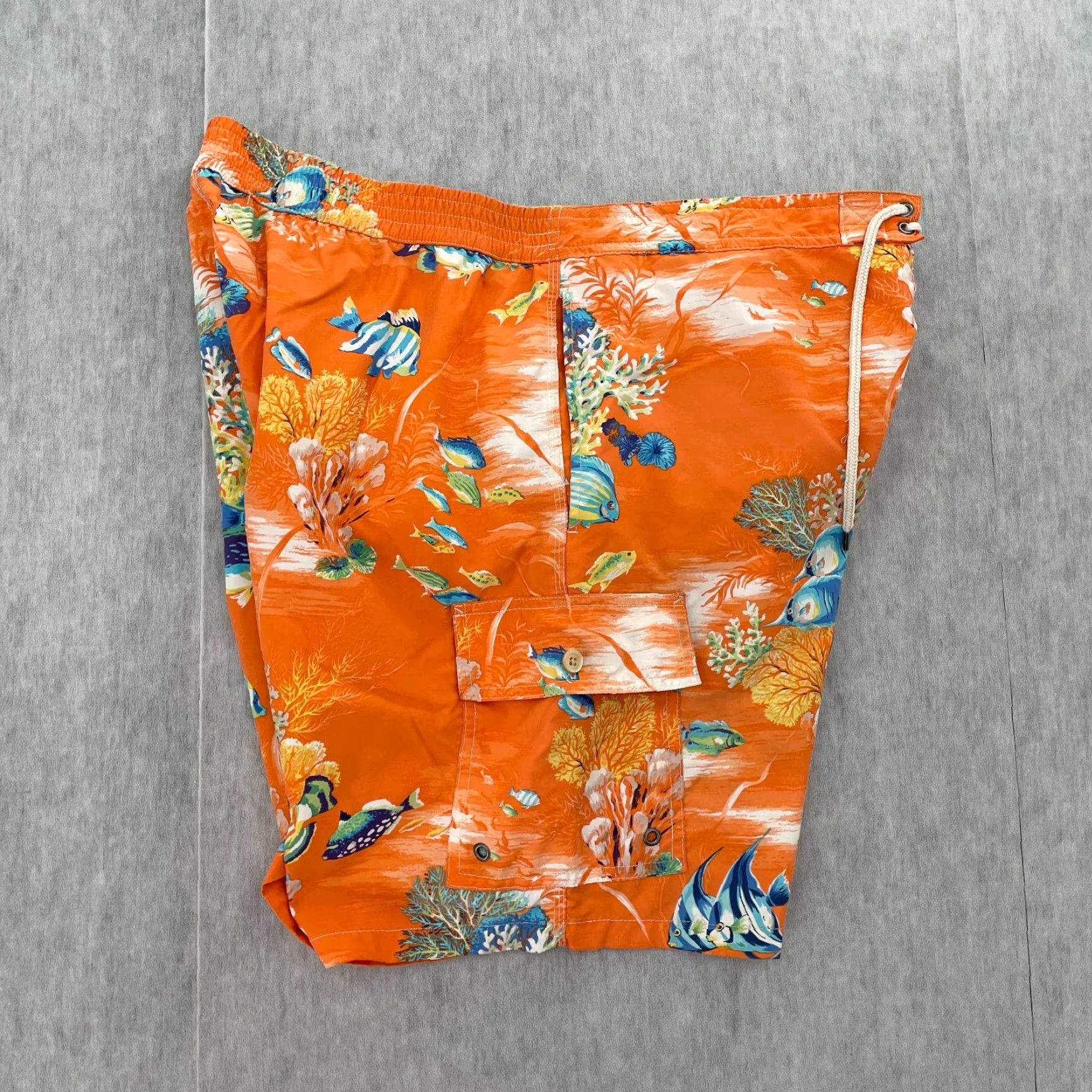 Polo Ralph Lauren VINTAGE Polo Ralph Lauren Hawaiian Swimwear Trunks Size L Men Bottoms Trunks Swimwear Holiday Tropical Golfwear? Size US L / EU 52-54 / 3 - 3 Thumbnail