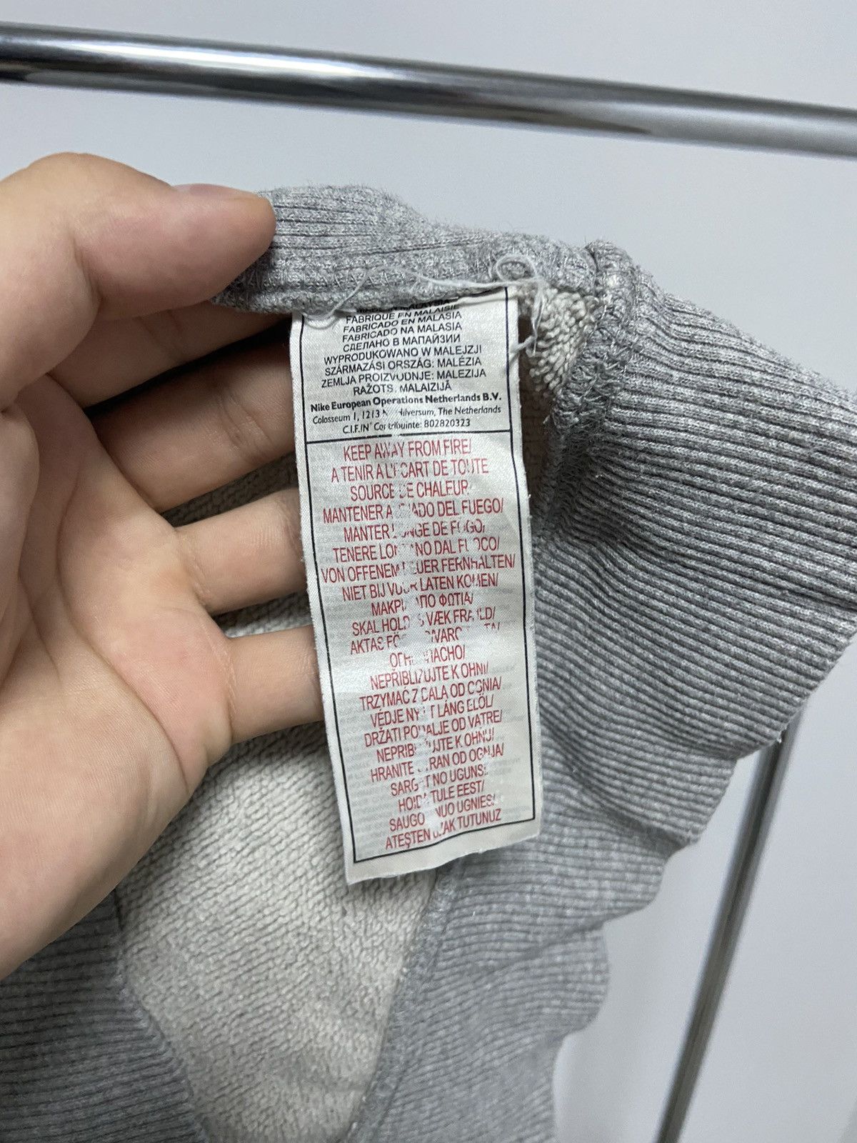 Nike × Vintage Nike Athletic Vintage Hoodie Big Logo Skateboarding Size US L / EU 52-54 / 3 - 7 Thumbnail
