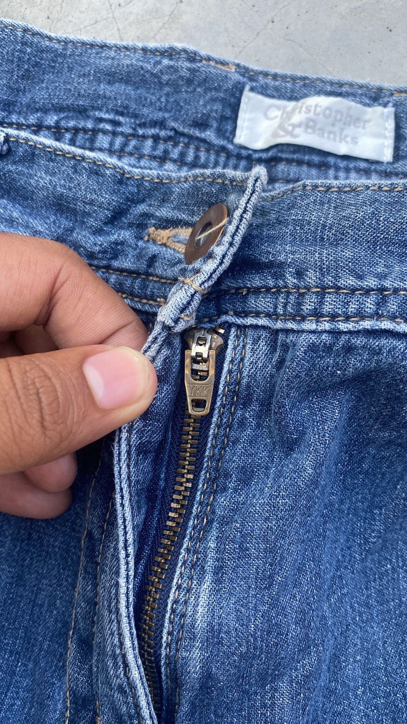 Japanese Brand CHRISTOPHER & BANKS DENIM JEANS Size US 32 / EU 48 - 7 Thumbnail
