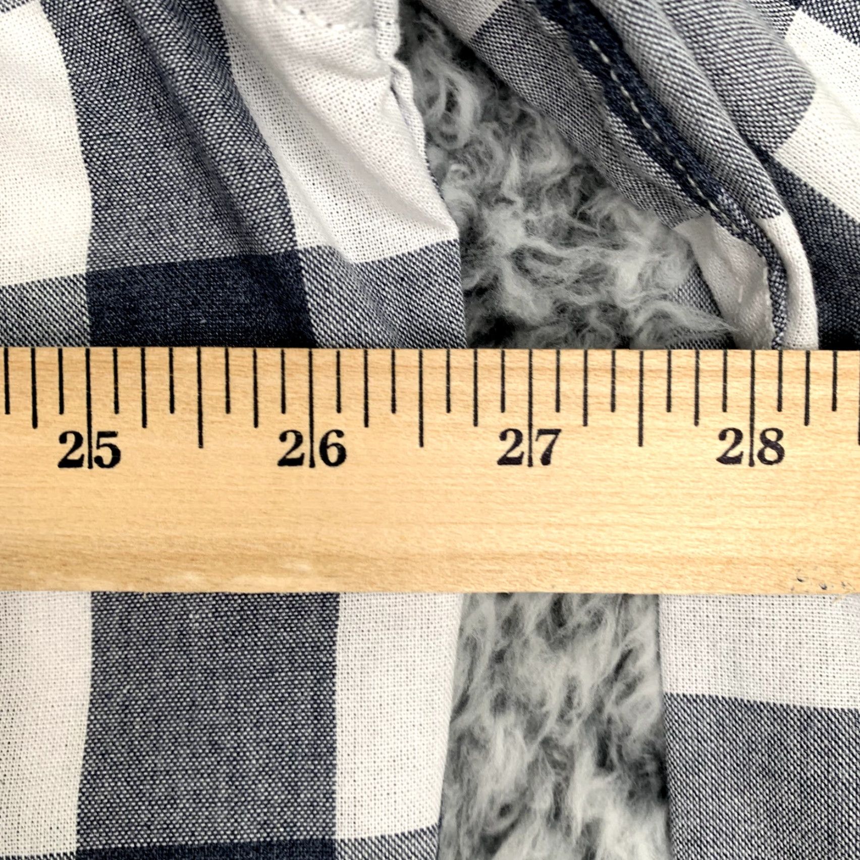 Lee Lee Shirt Mens 2XL Navy Blue White Buffalo Check Button-Up Collared Size US XXL / EU 58 / 5 - 6 Thumbnail